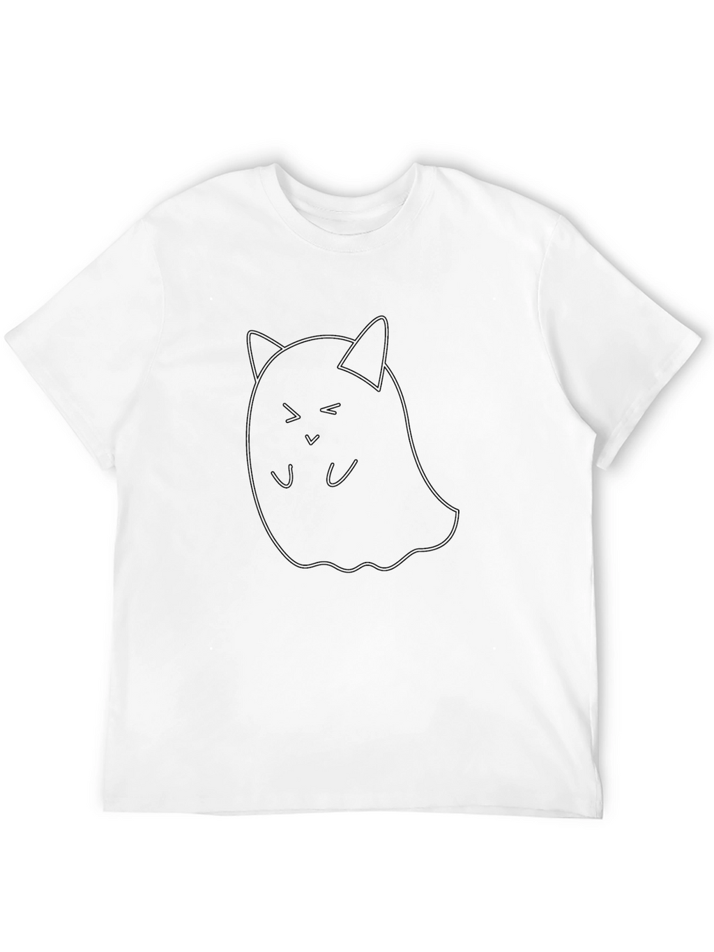 Ghost Cat Black T-Shirt