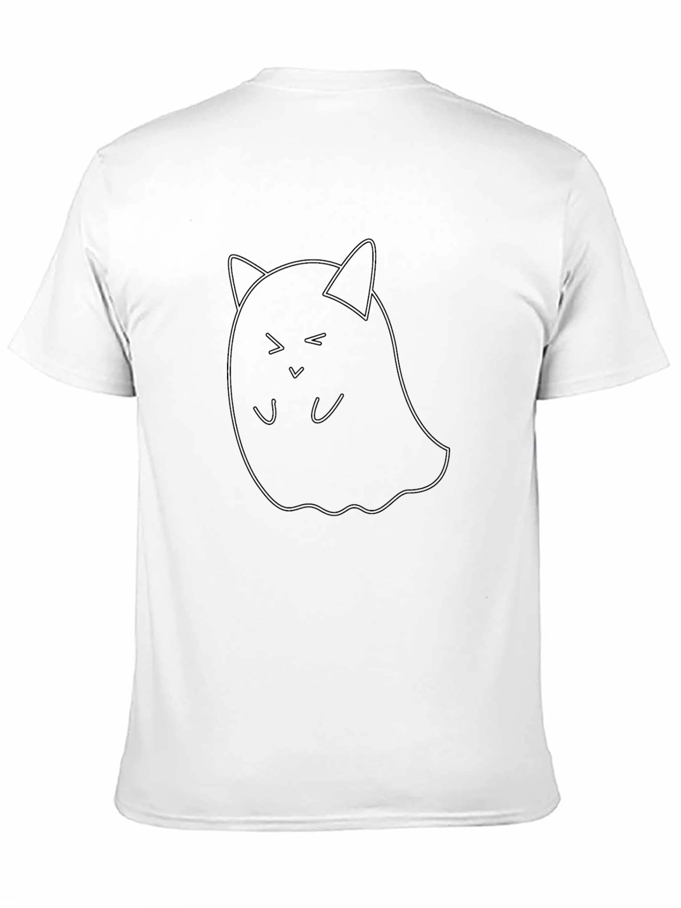 Ghost Cat Black T-Shirt