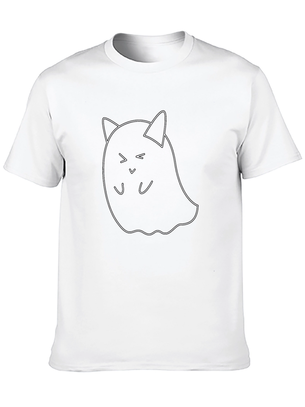 Ghost Cat Black T-Shirt