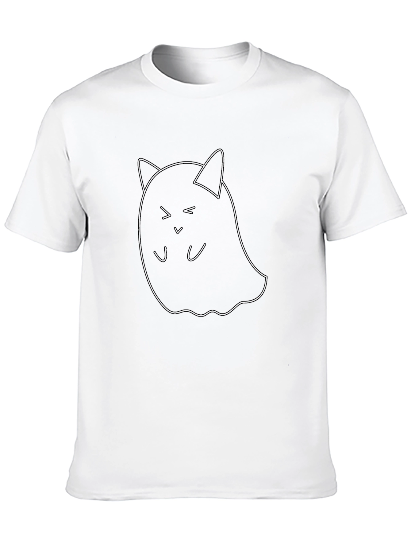 Ghost Cat Black T-Shirt