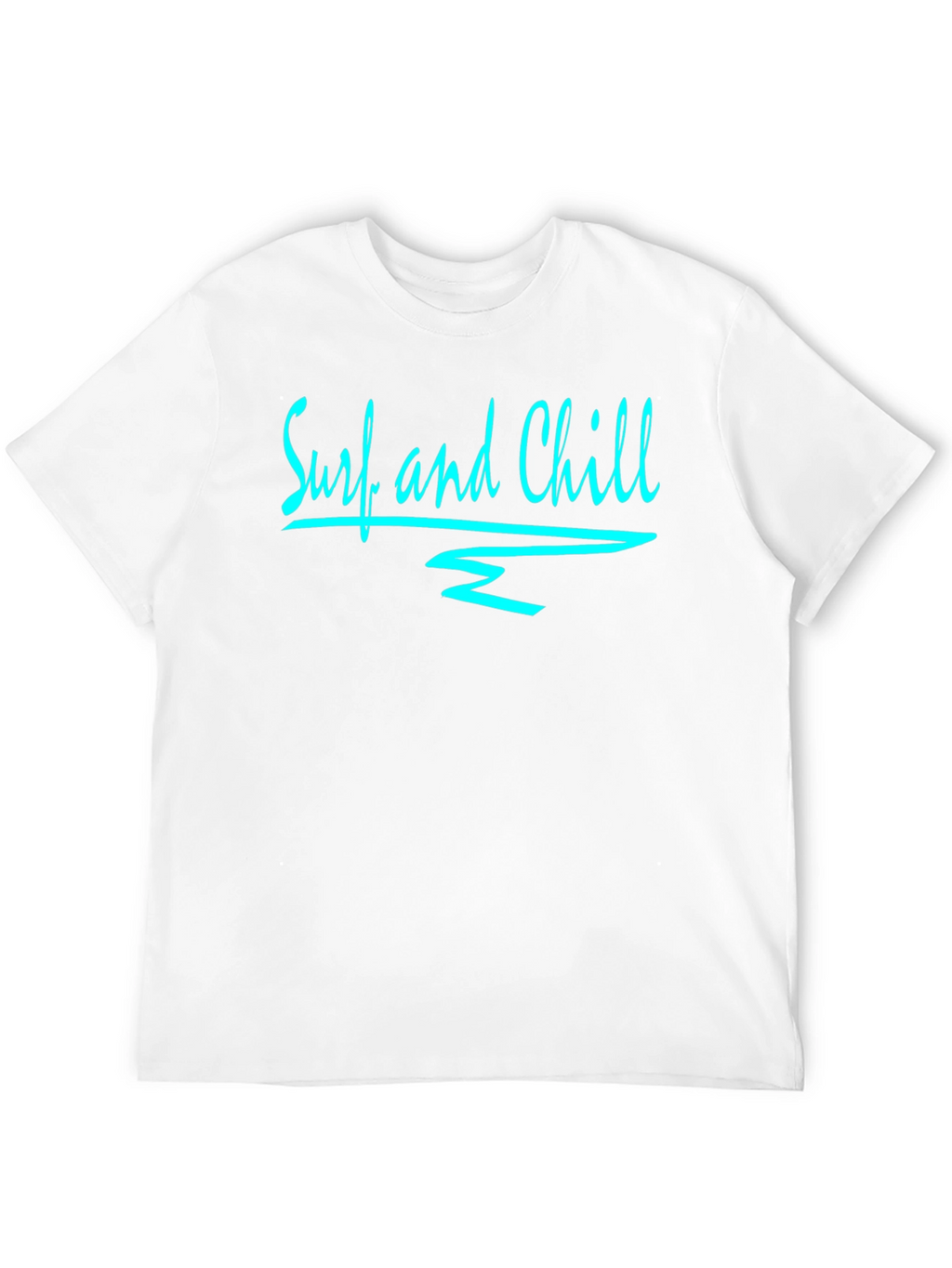 Surf and Chill Black Graphic Tee