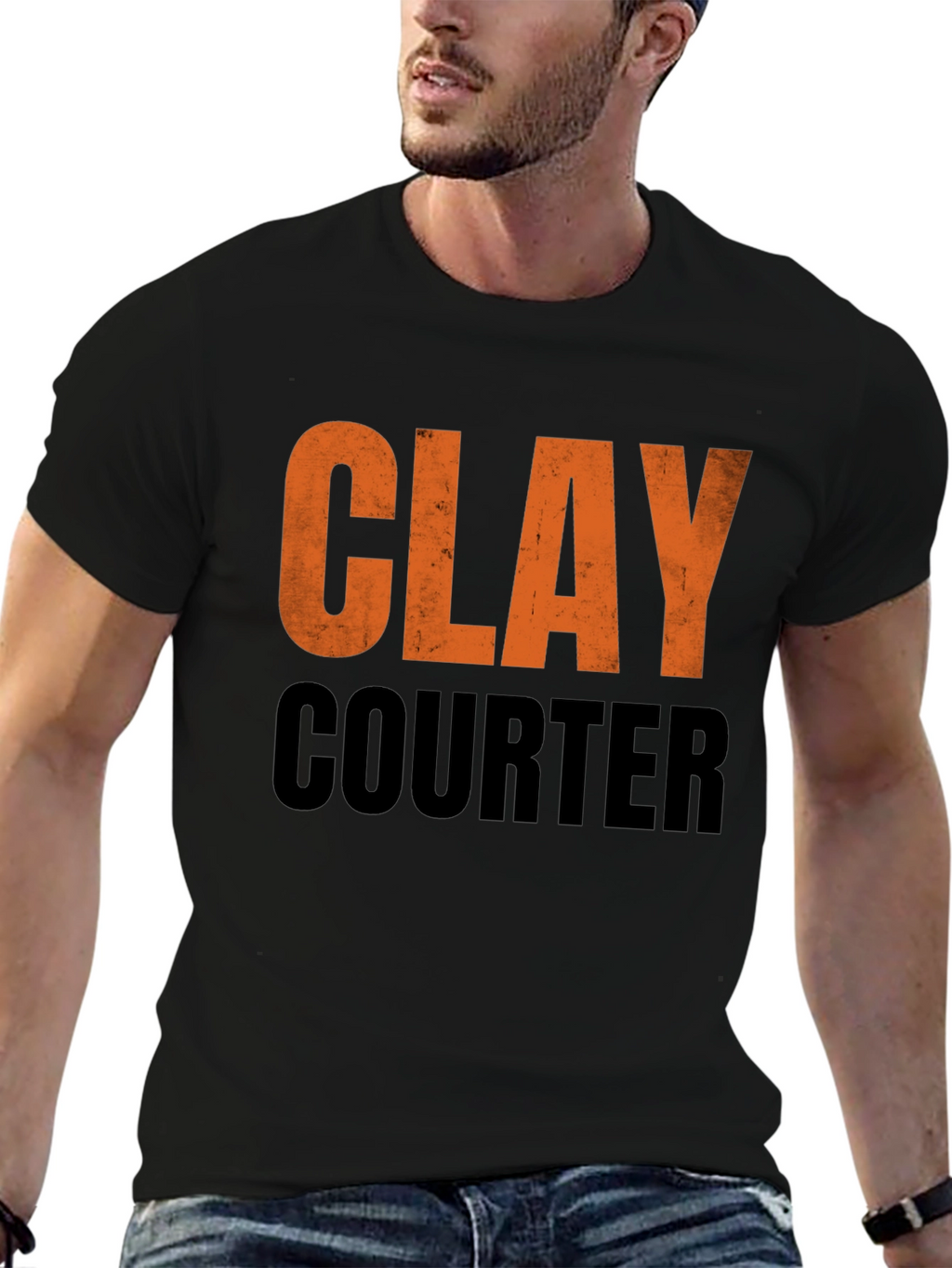 Clay Courter Graphic Tee - Black Short Sleeve