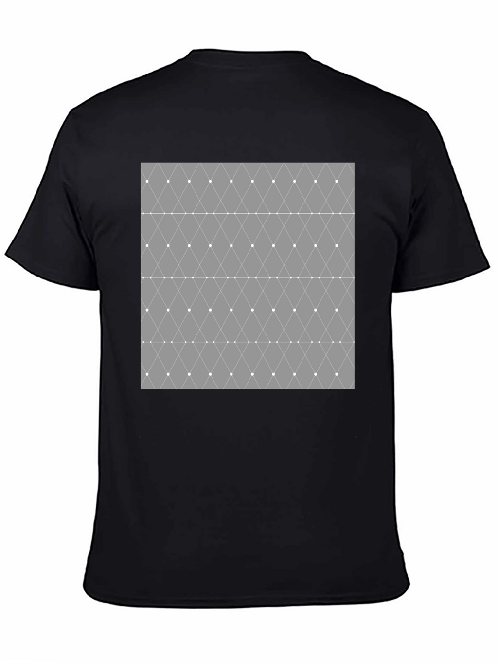 Geometric Diamond Pattern Mens T-Shirt