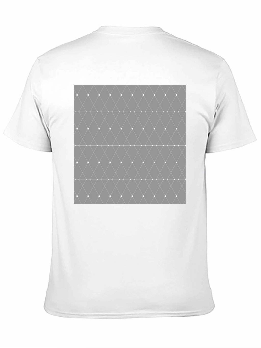 Geometric Diamond Pattern Mens T-Shirt