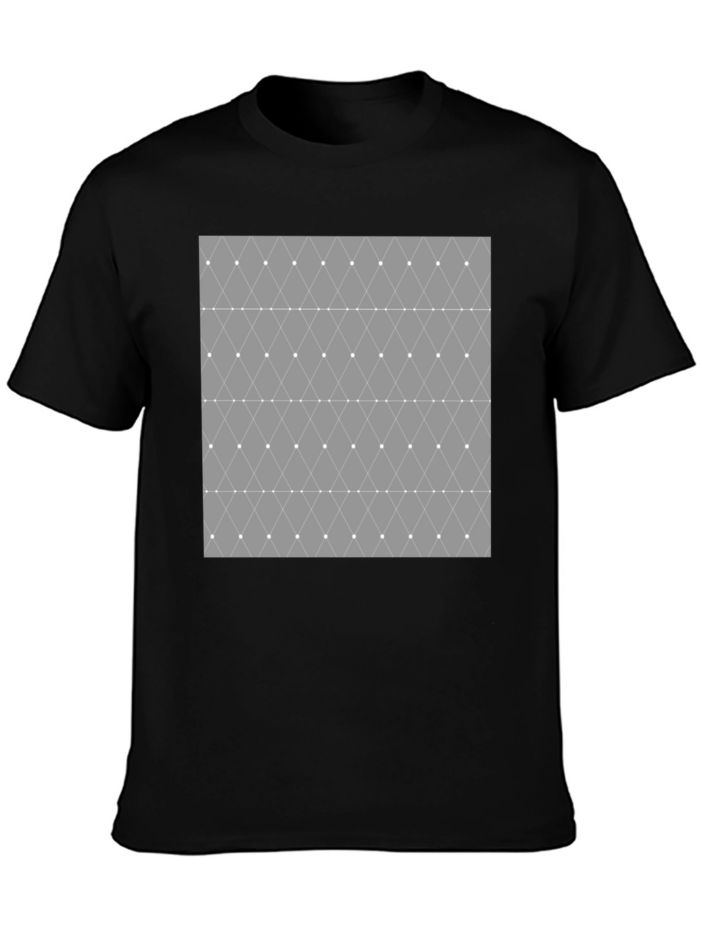 Geometric Diamond Pattern Mens T-Shirt
