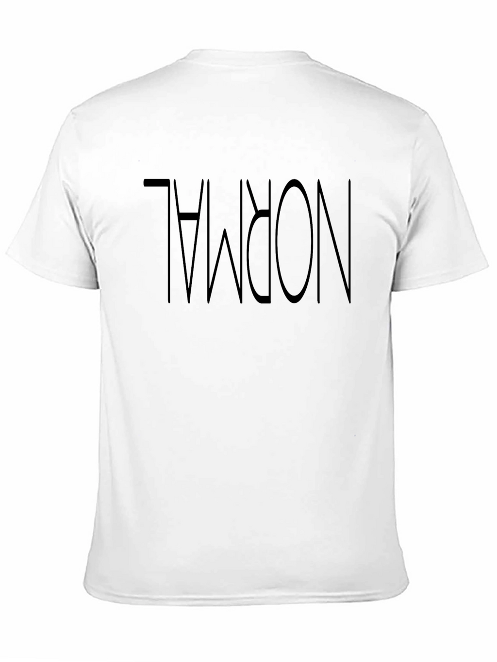 Upside Down Normal Graphic Tee - Unique Style