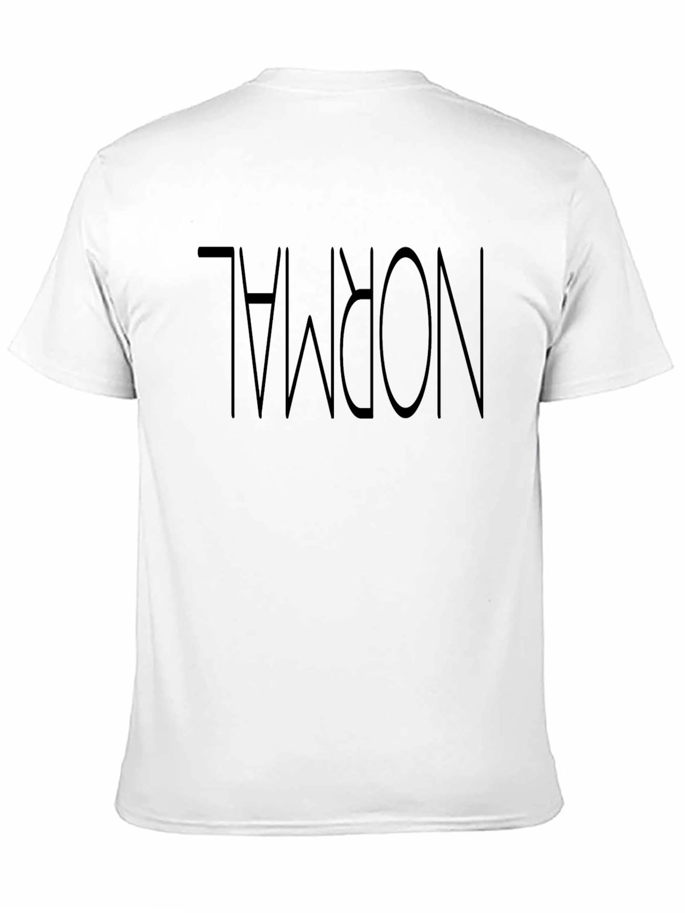 Upside Down Normal Graphic Tee - Unique Style