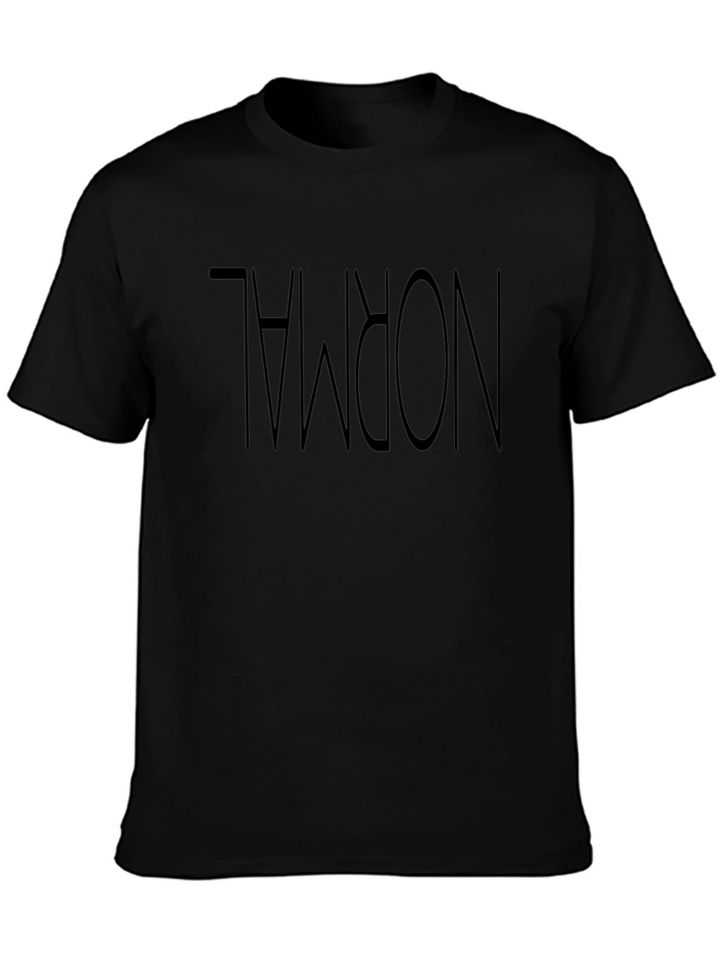 Upside Down Normal Graphic Tee - Unique Style