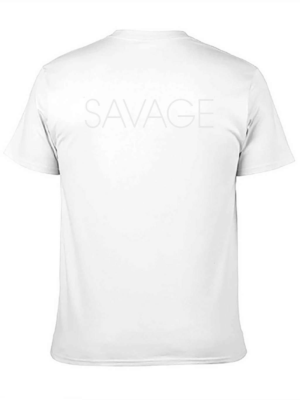 Mens Black SAVAGE Graphic Tee