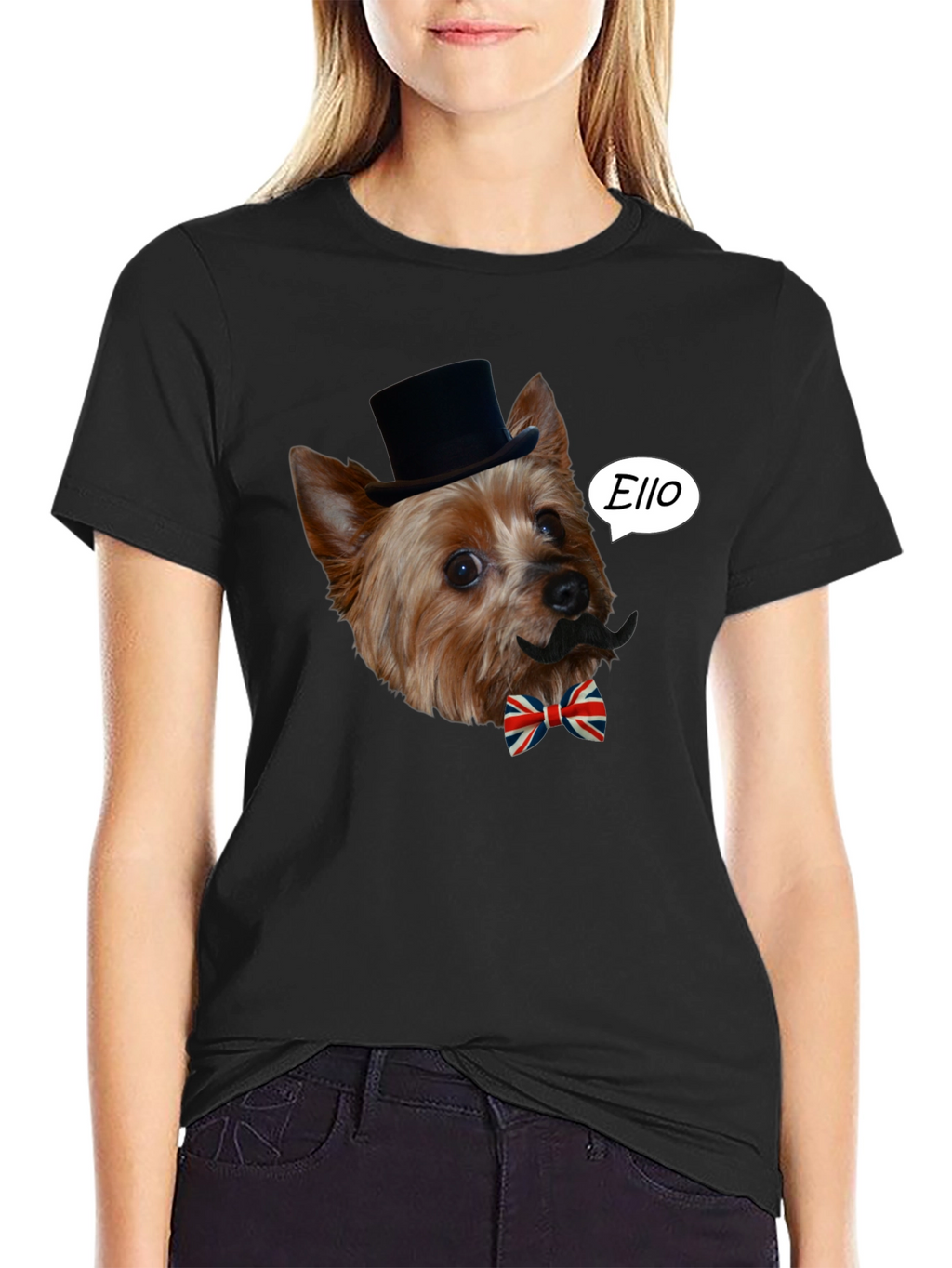 Dog with Mustache T-Shirt