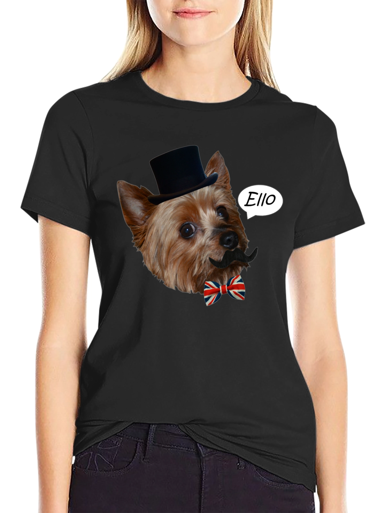 Dog with Mustache T-Shirt