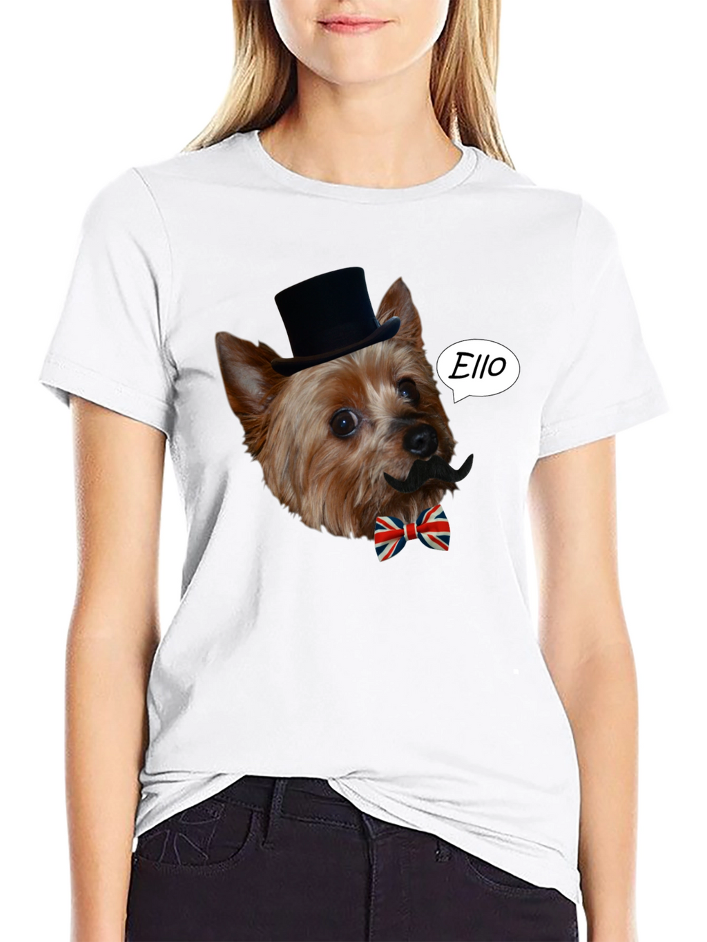 Dog with Mustache T-Shirt