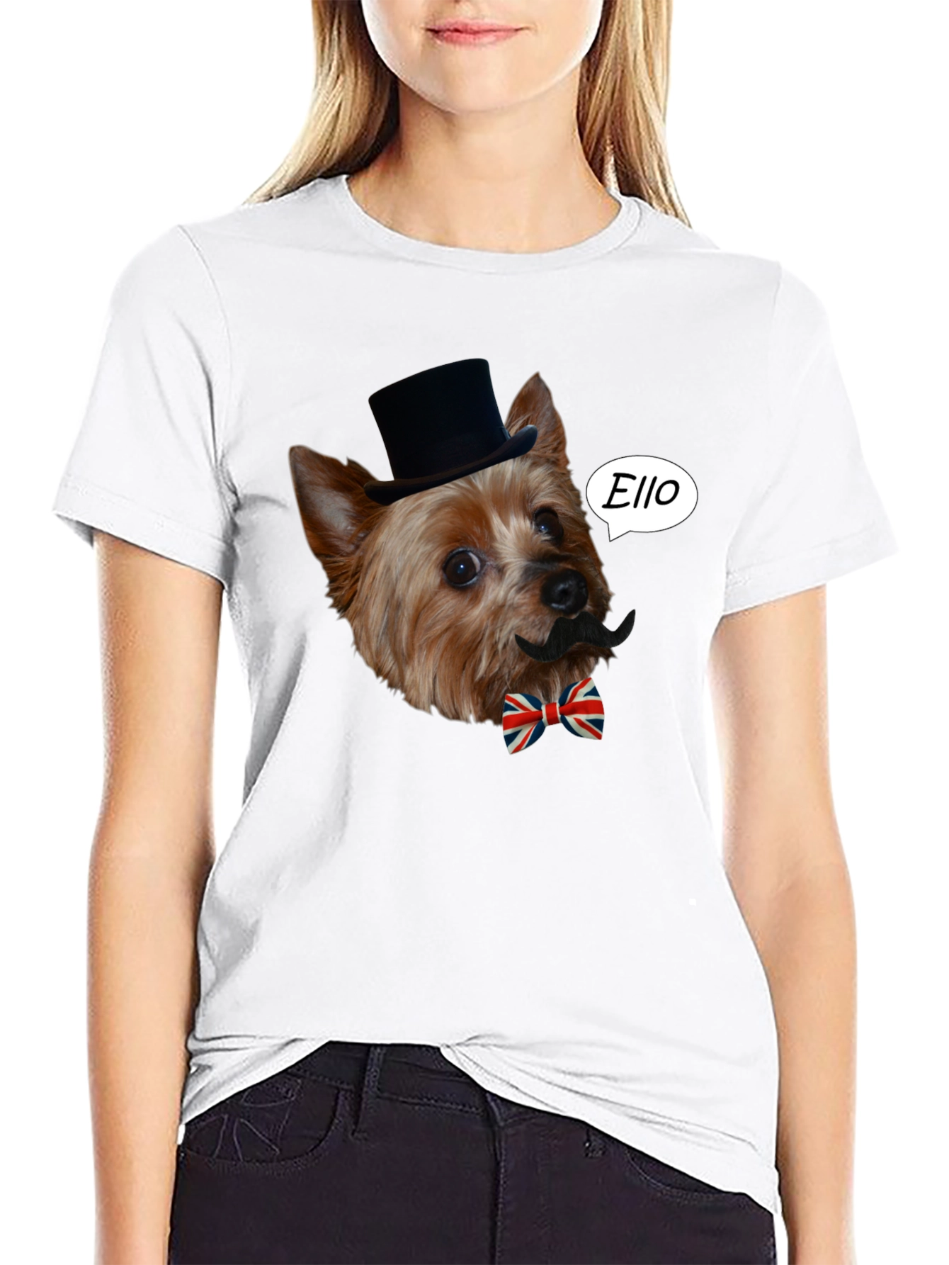 Dog with Mustache T-Shirt