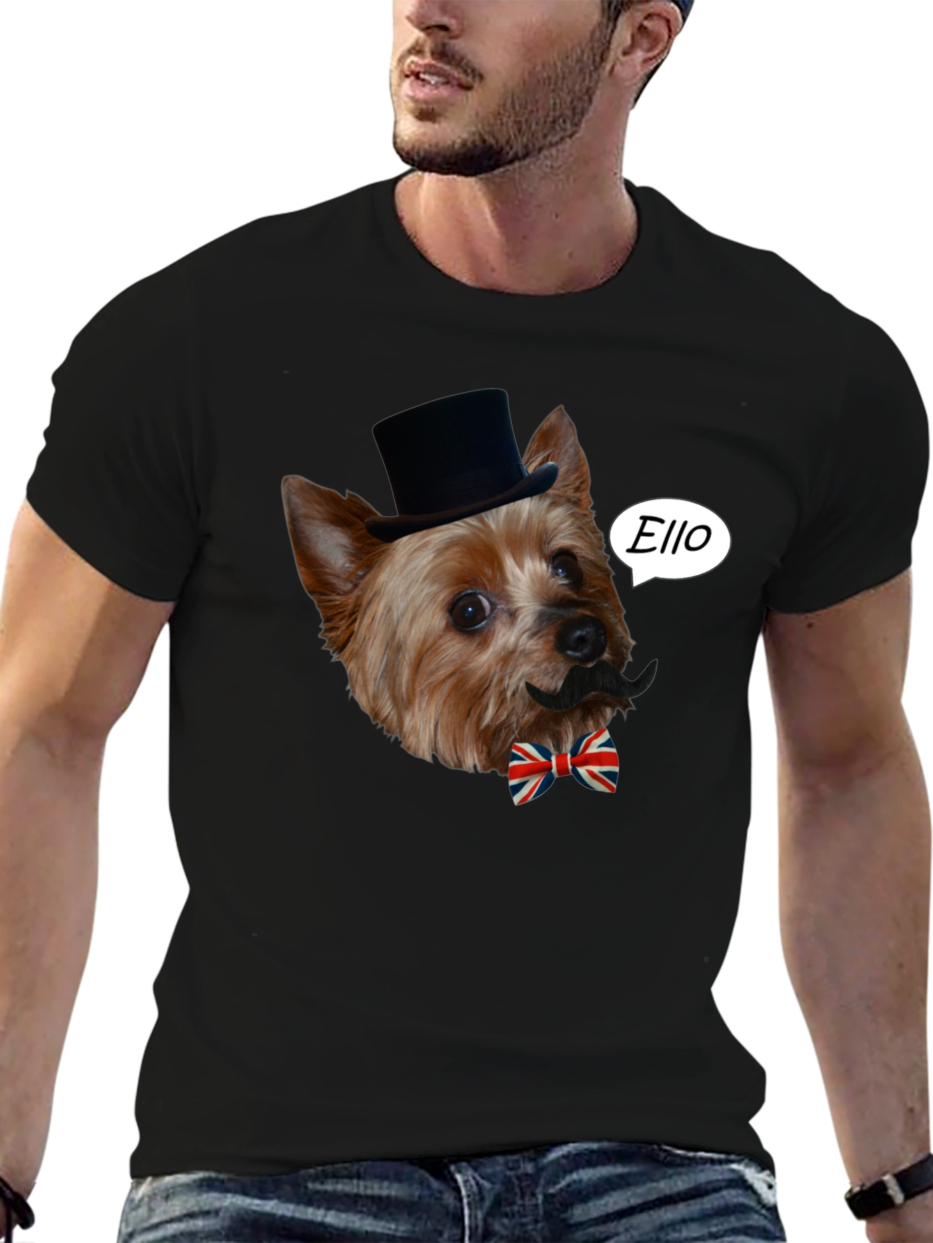 Dog with Mustache T-Shirt