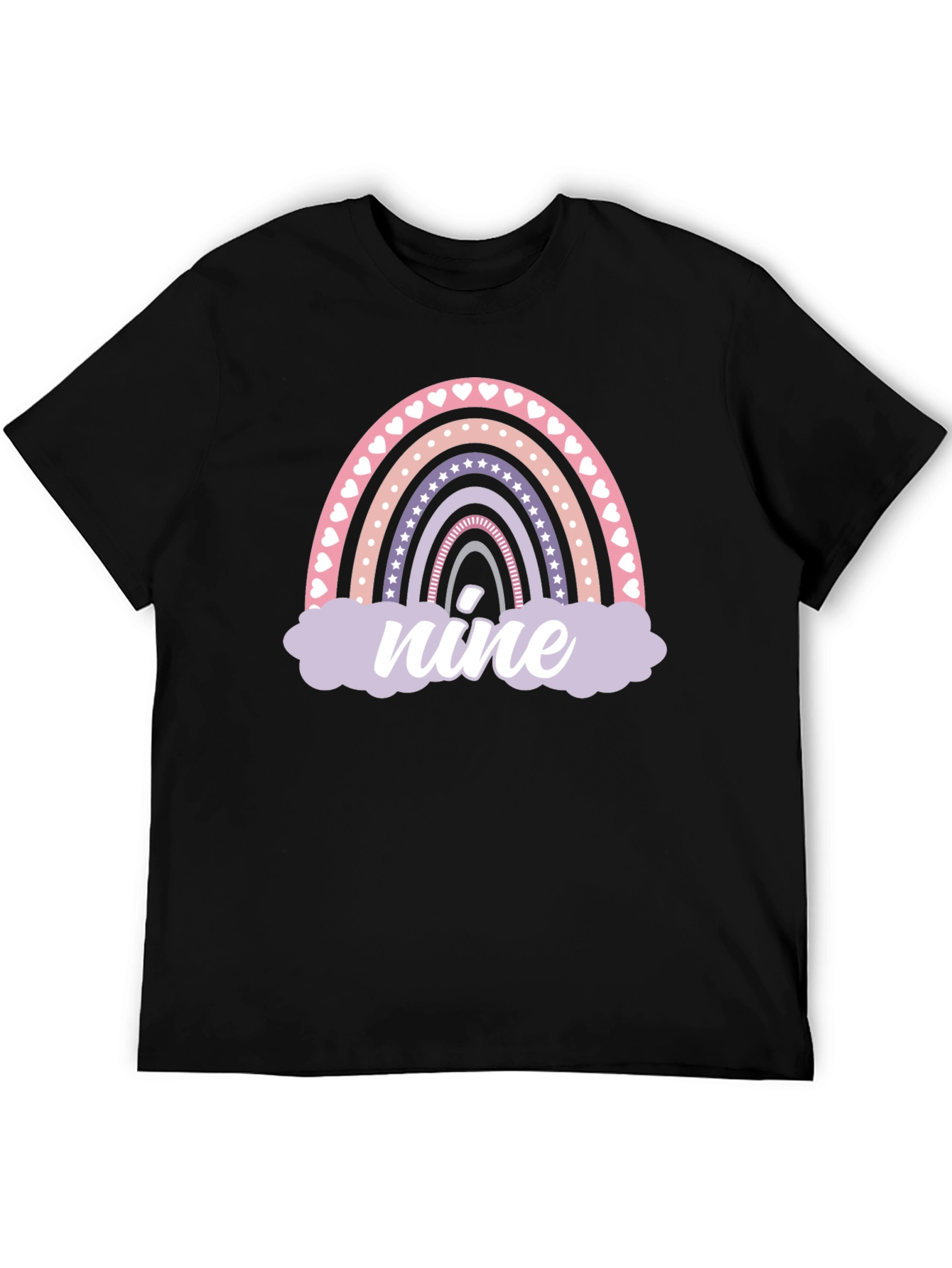 Rainbow Nine Birthday T-Shirt