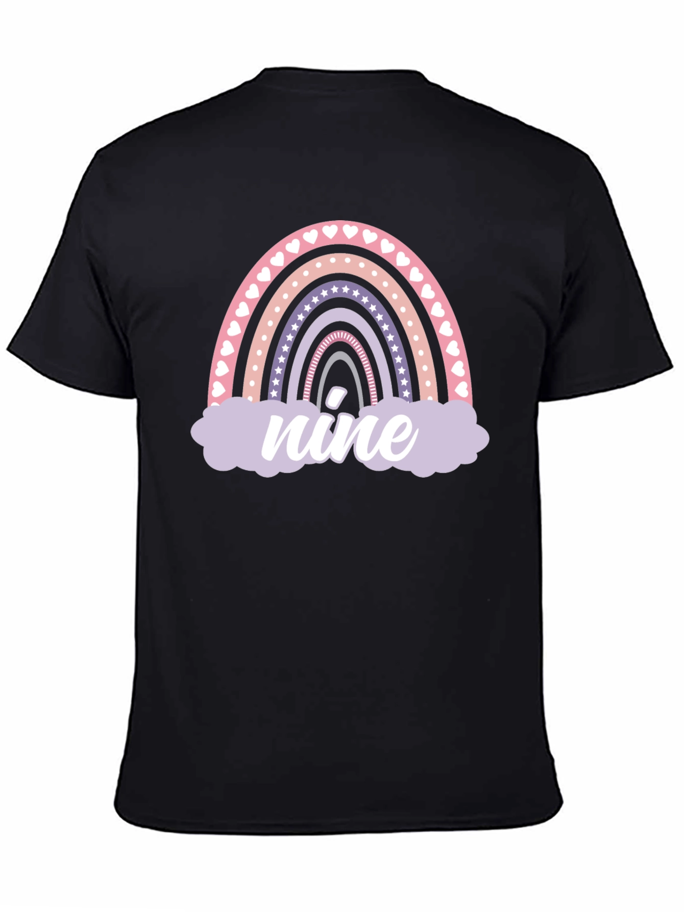 Rainbow Nine Birthday T-Shirt