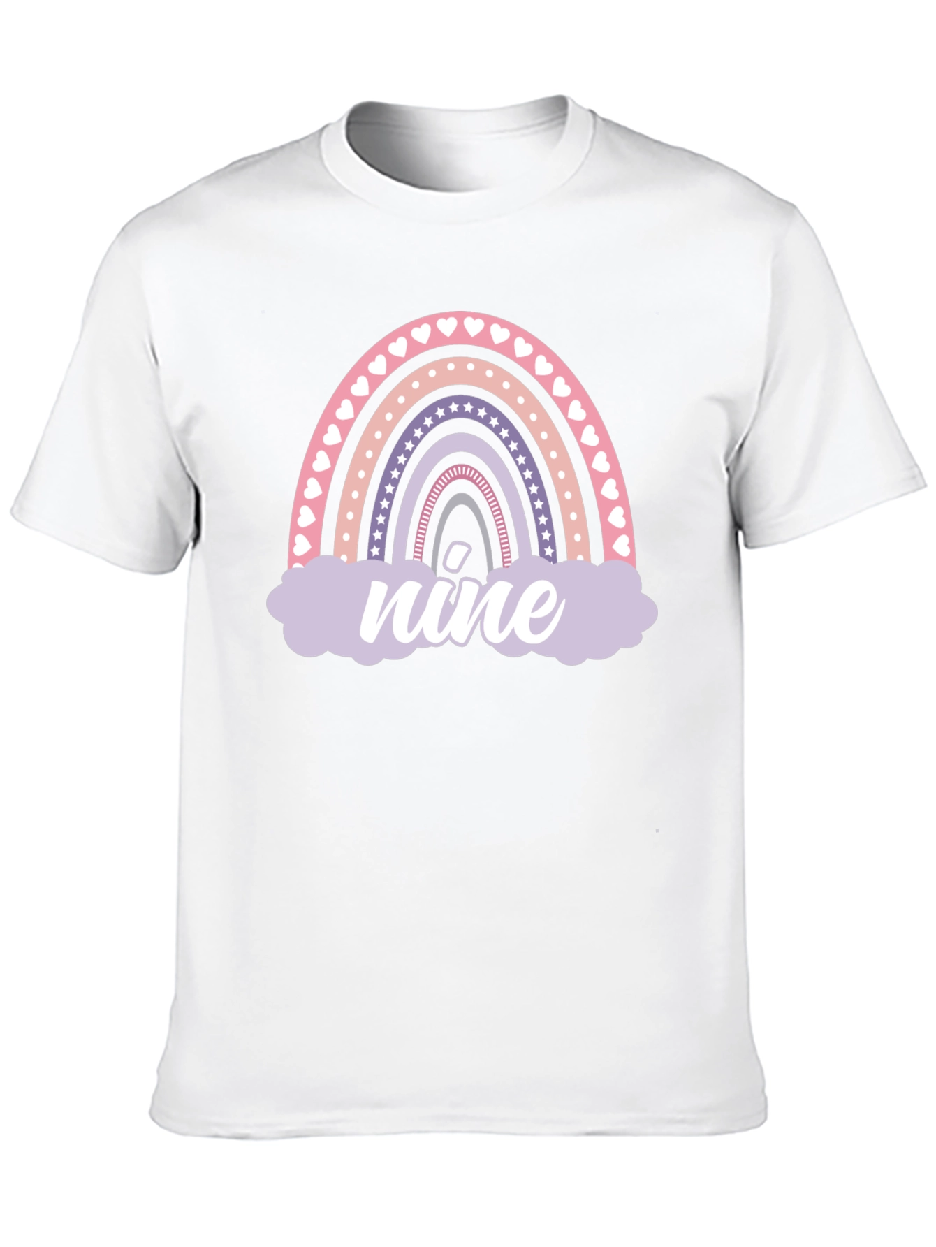 Rainbow Nine Birthday T-Shirt