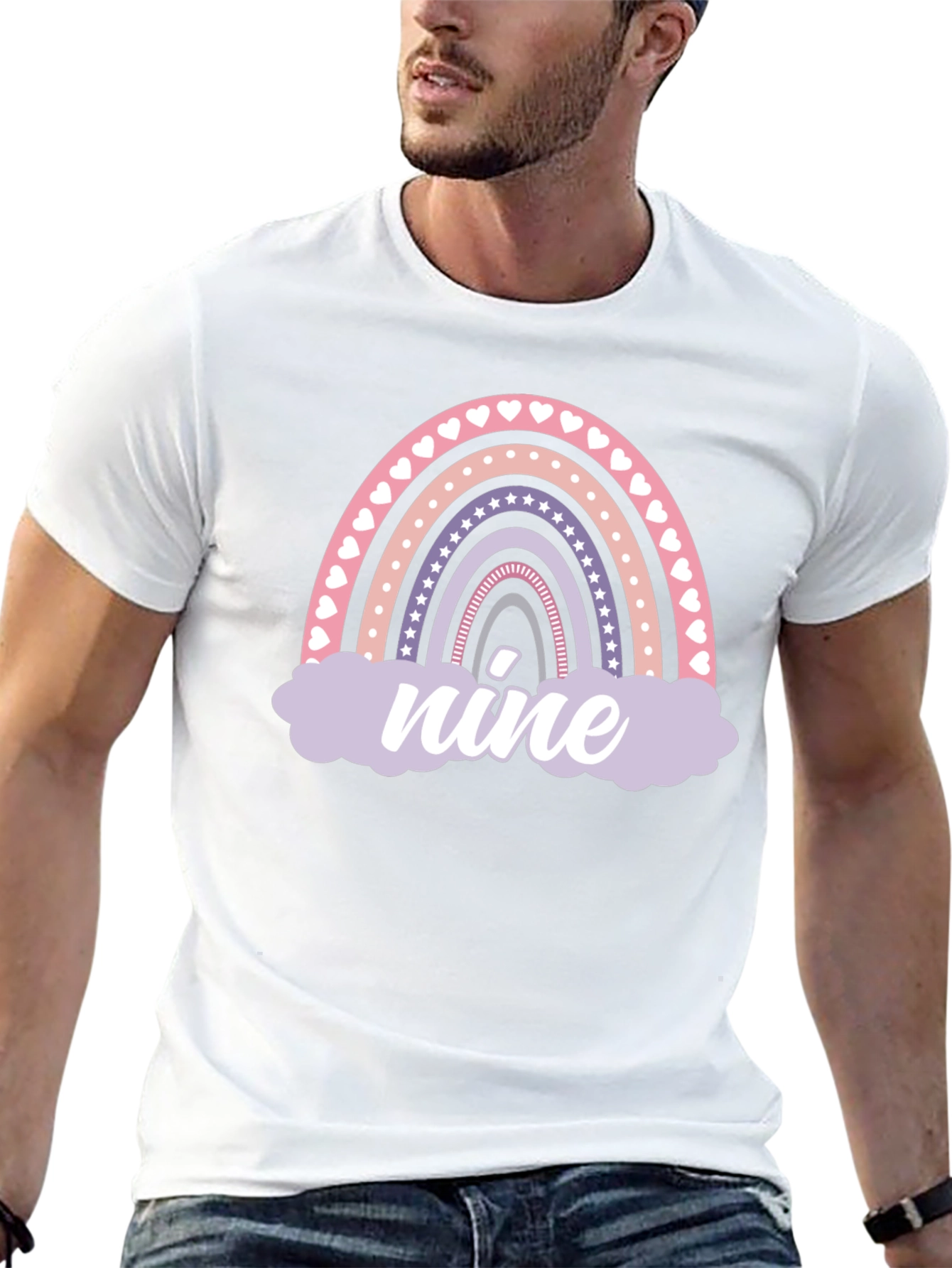 Rainbow Nine Birthday T-Shirt