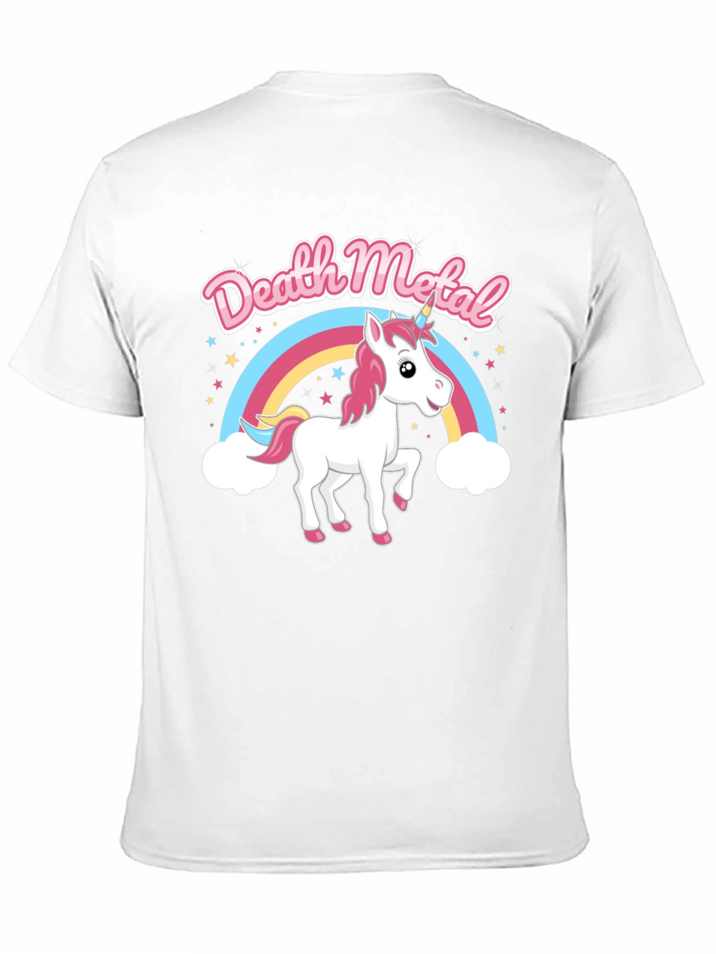 Death Metal Unicorn Rainbow T-Shirt