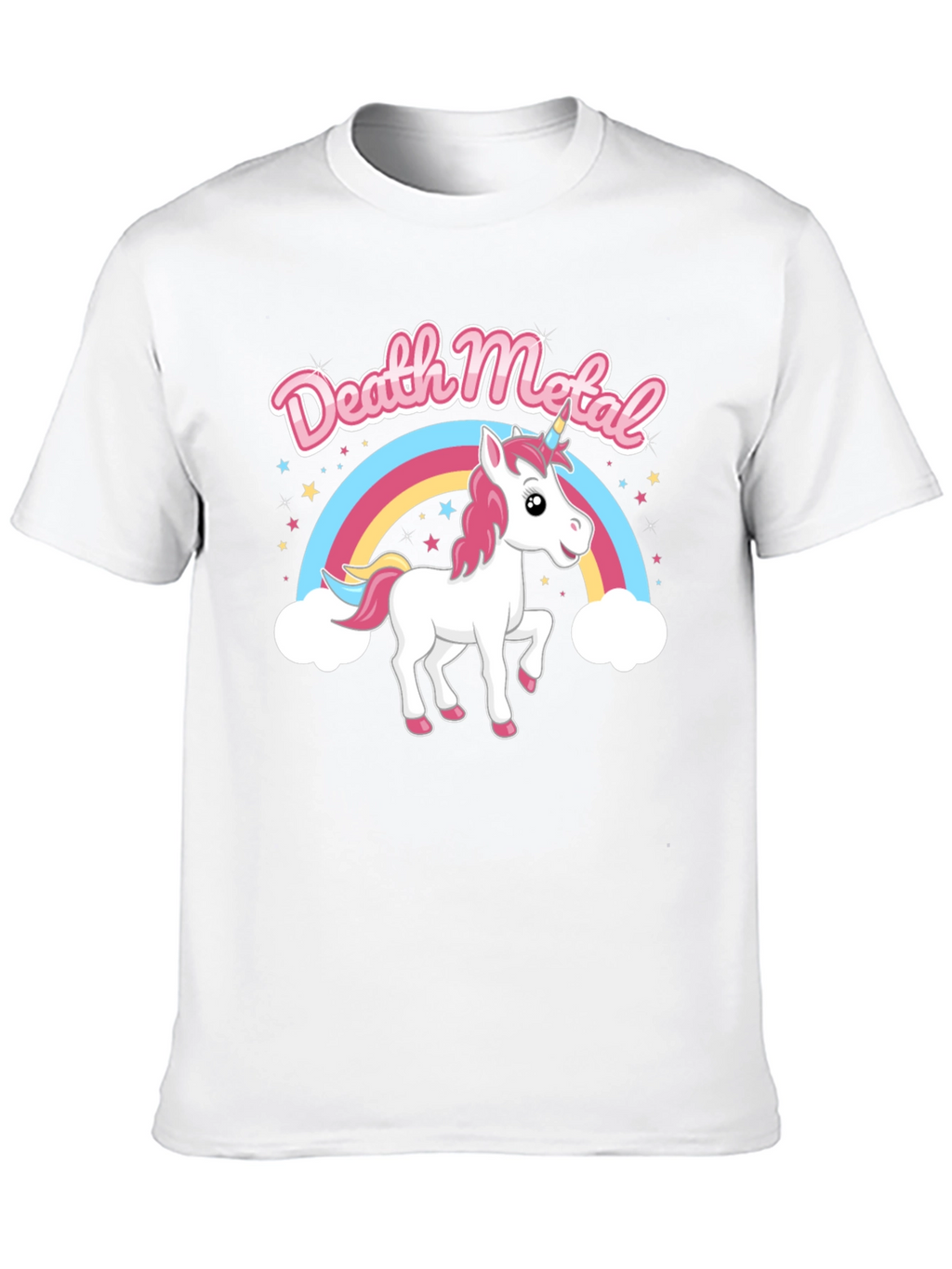 Death Metal Unicorn Rainbow T-Shirt