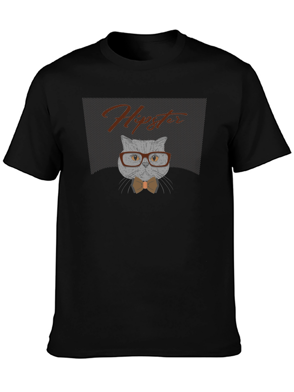 Hipster Cat Graphic Tee
