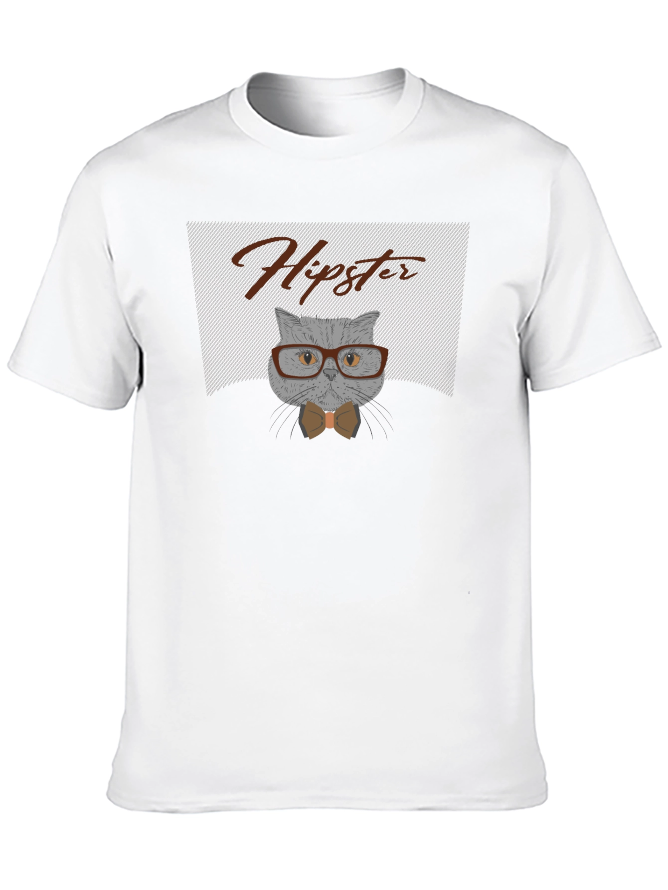 Hipster Cat Graphic Tee