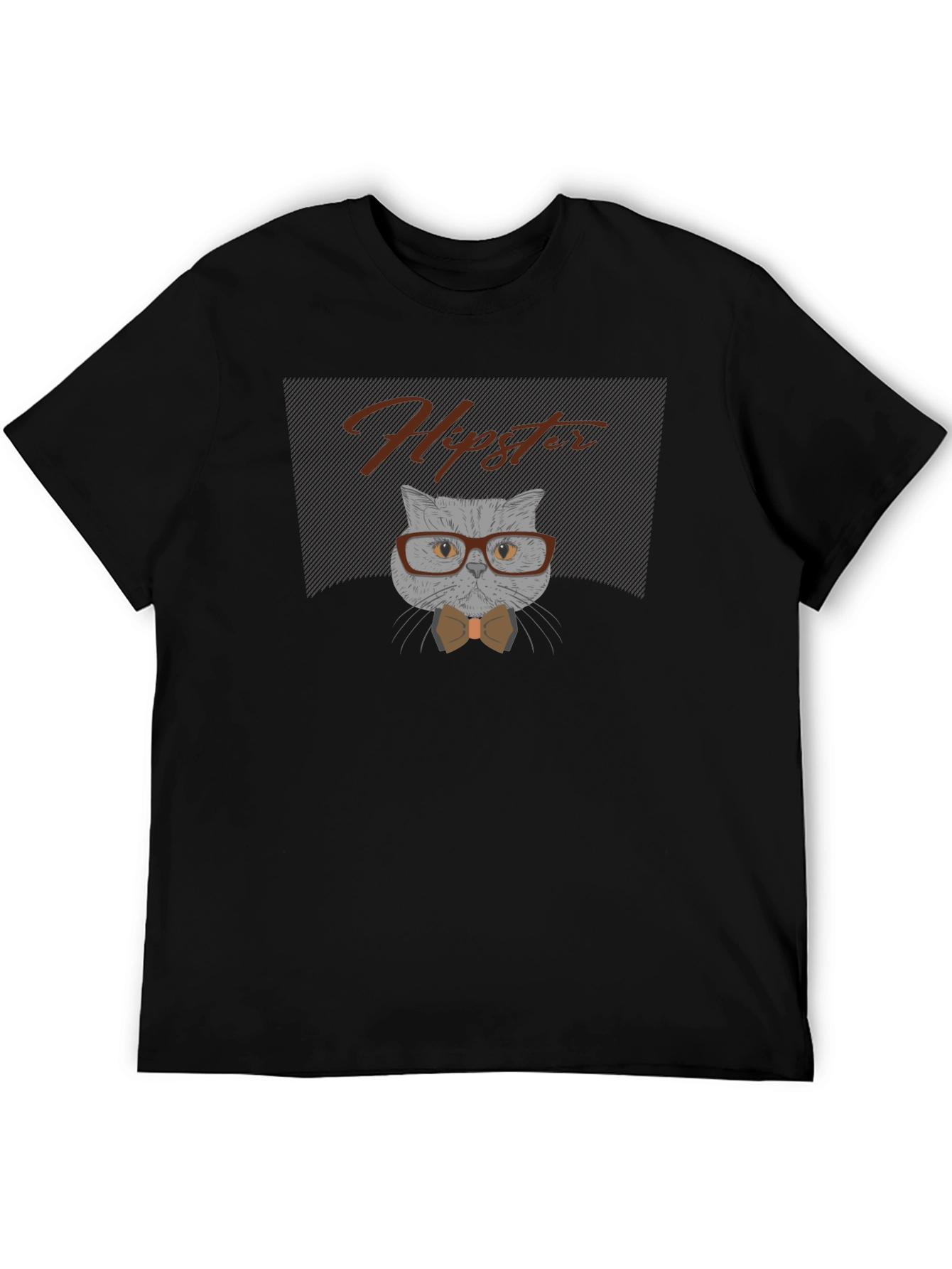 Hipster Cat Graphic Tee