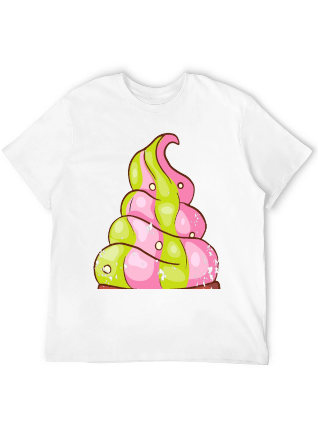 Funky Poop Swirl T-Shirt - Novelty Graphic Tee