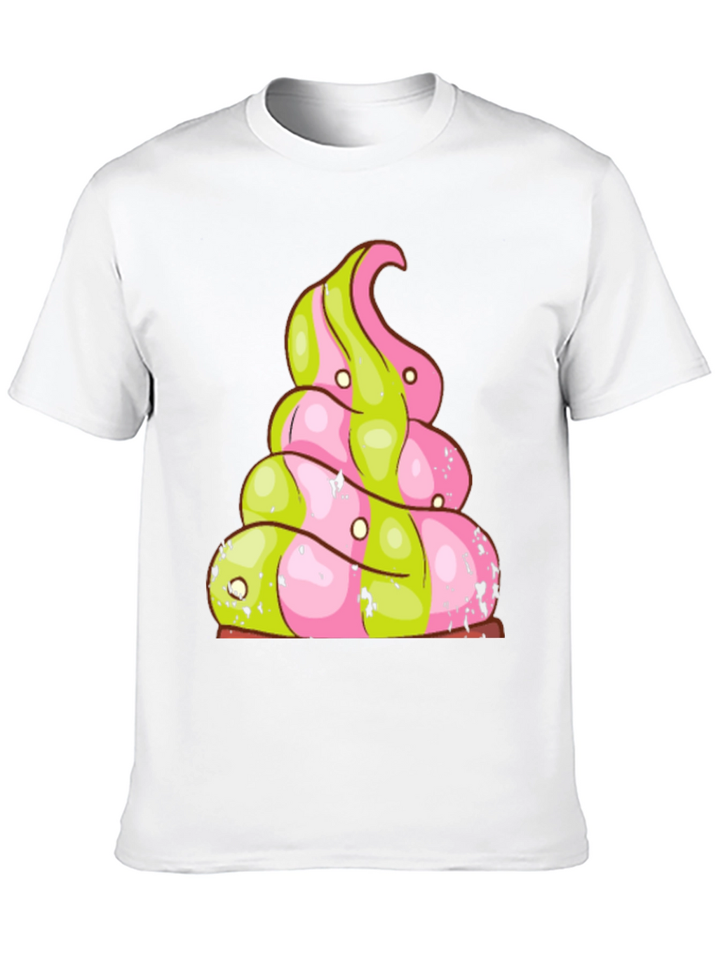 Funky Poop Swirl T-Shirt - Novelty Graphic Tee