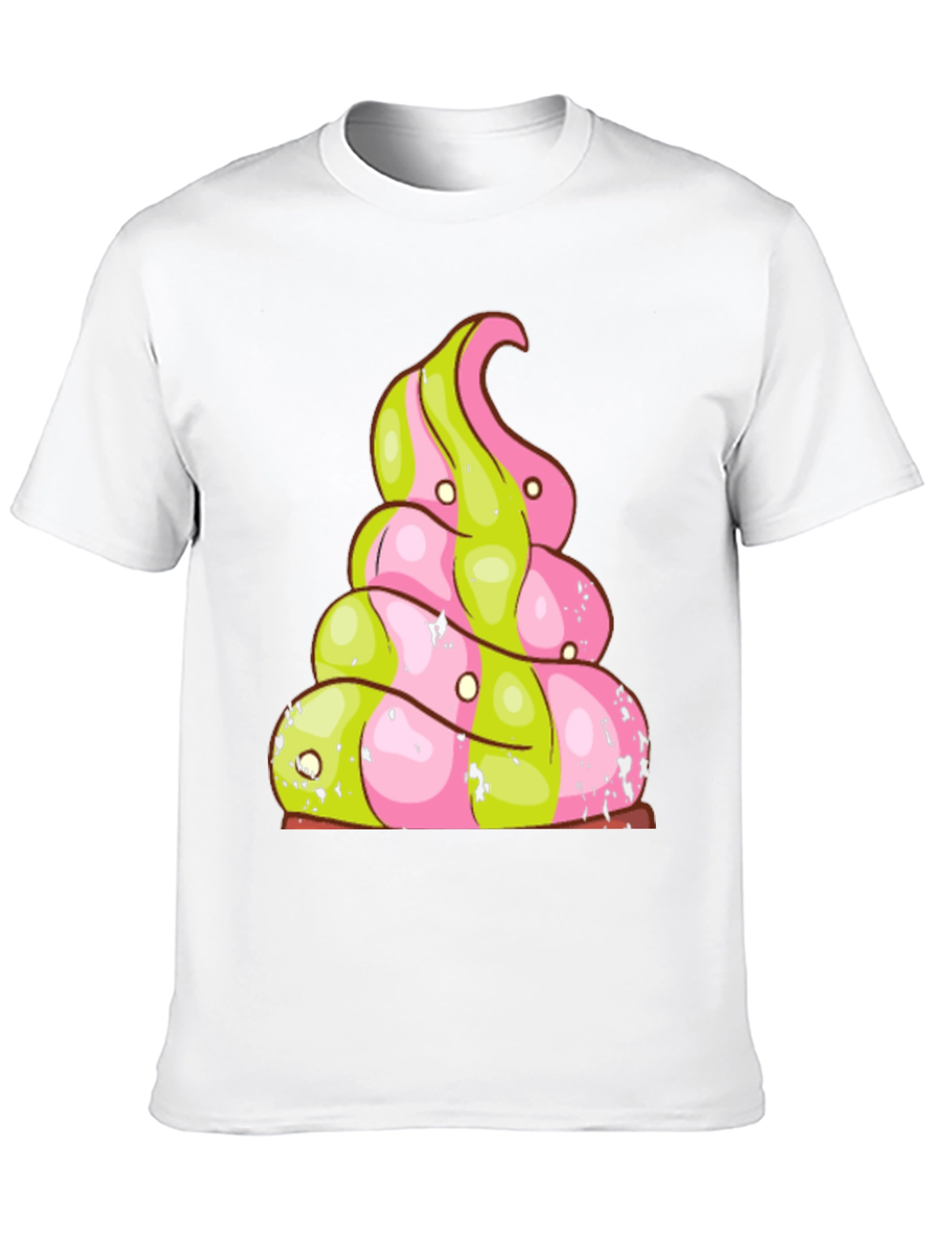 Funky Poop Swirl T-Shirt - Novelty Graphic Tee