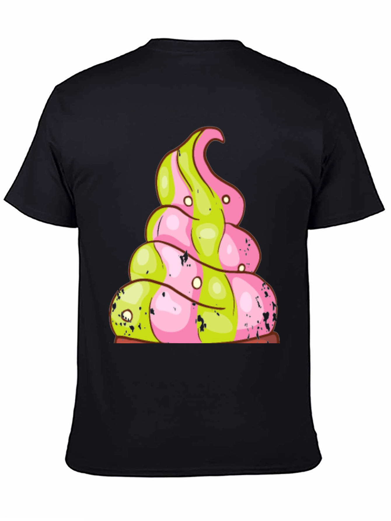 Funky Poop Swirl T-Shirt - Novelty Graphic Tee