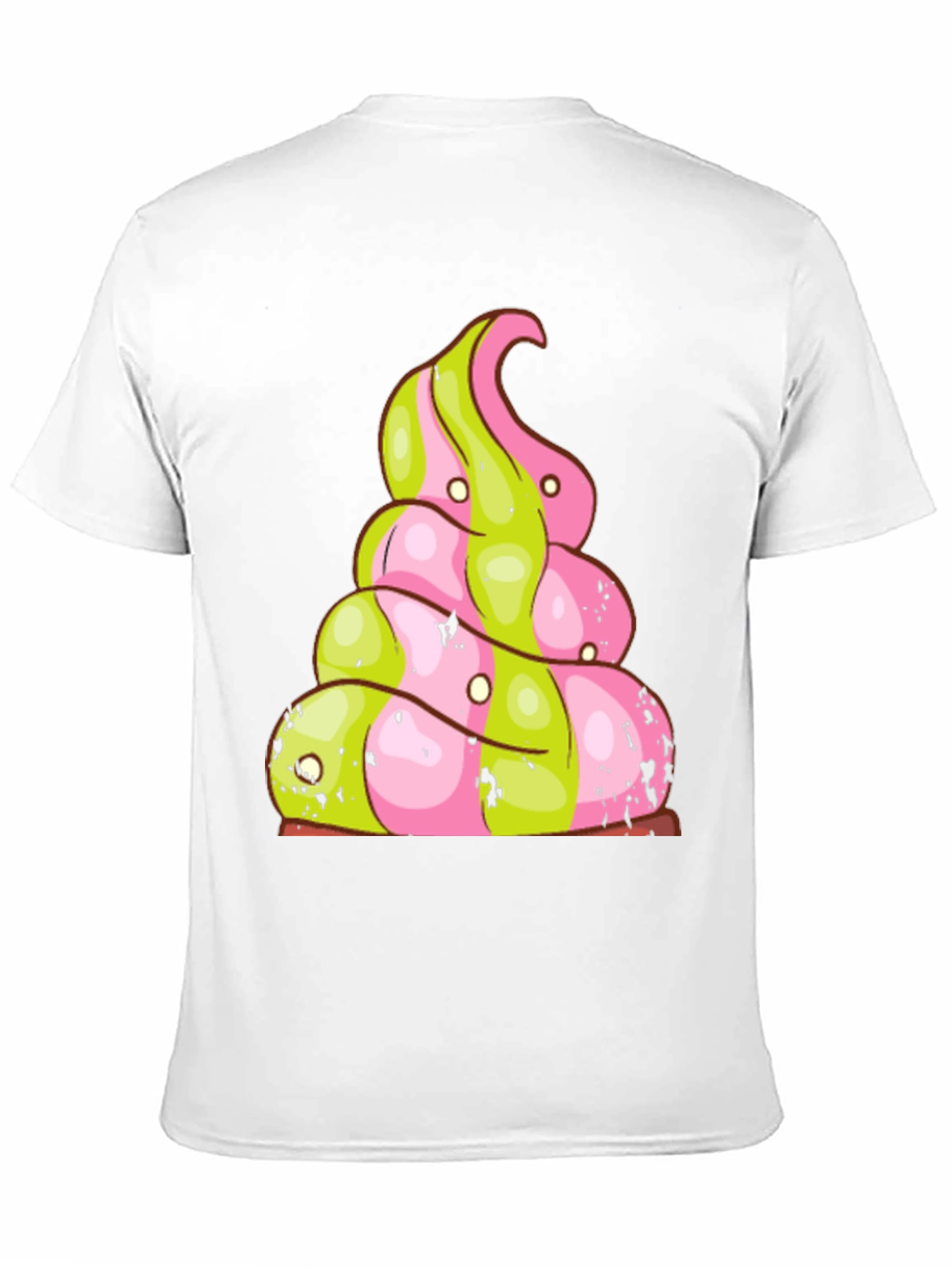 Funky Poop Swirl T-Shirt - Novelty Graphic Tee