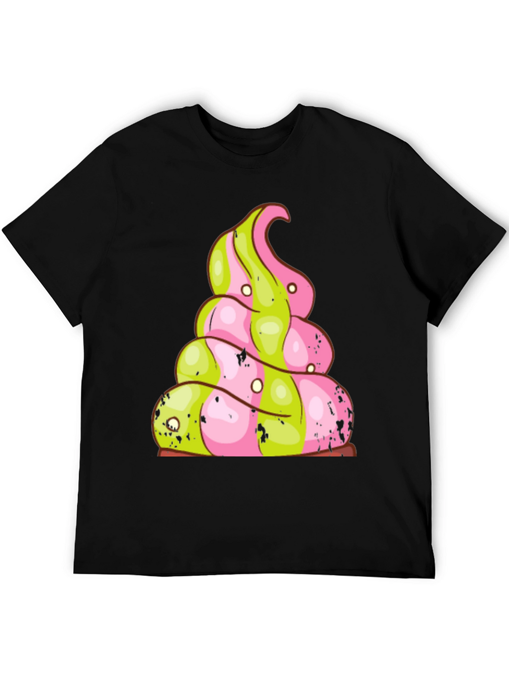 Funky Poop Swirl T-Shirt - Novelty Graphic Tee