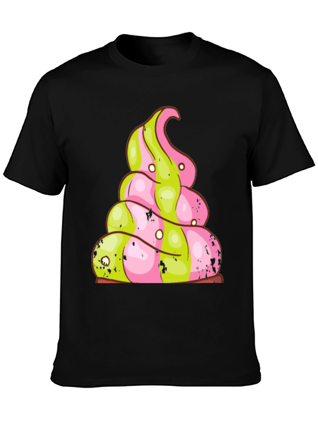Funky Poop Swirl T-Shirt - Novelty Graphic Tee