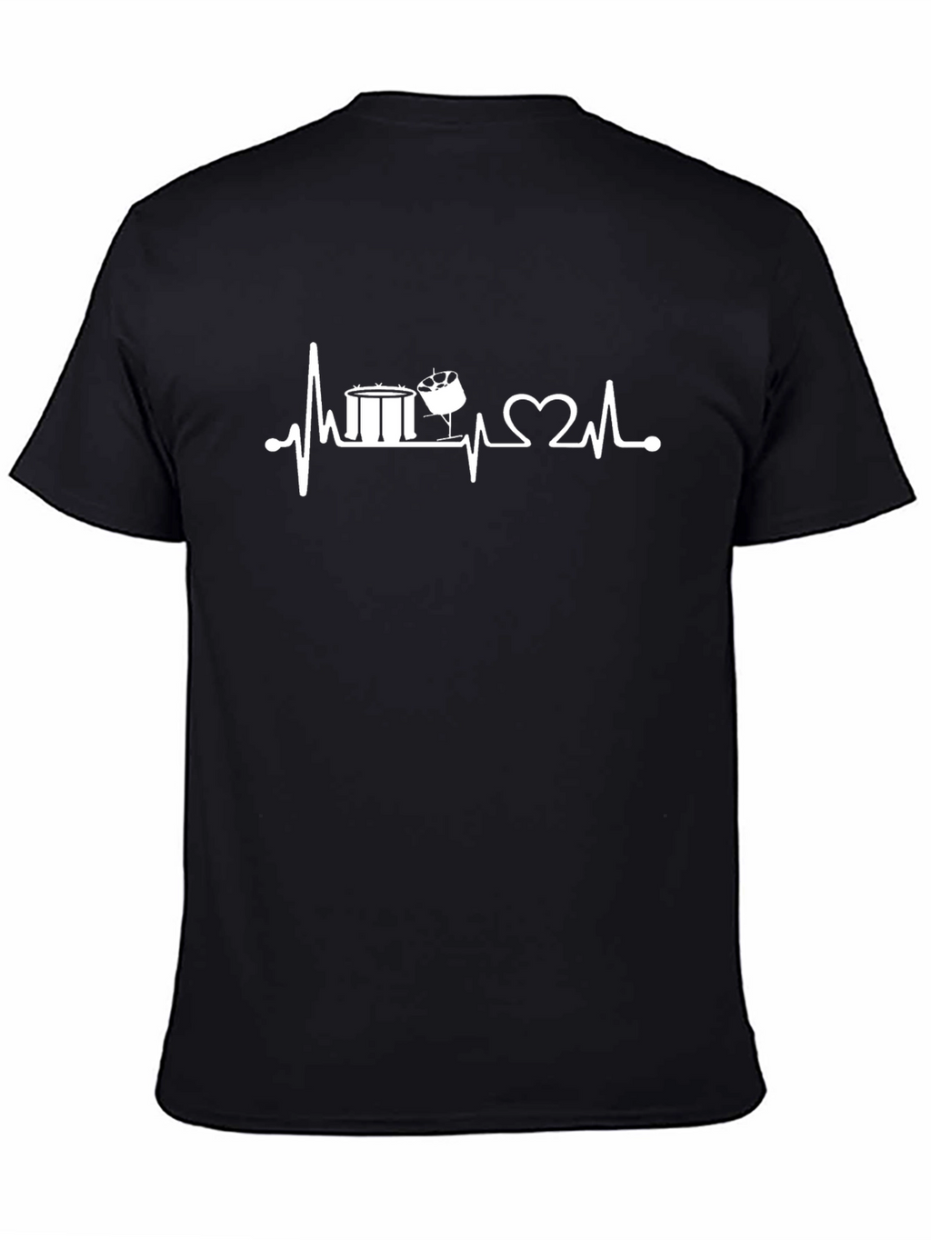Drumming Heartbeat T-Shirt - Music Lover Tee