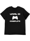 Level 50 Complete Gamer T-Shirt - Black
