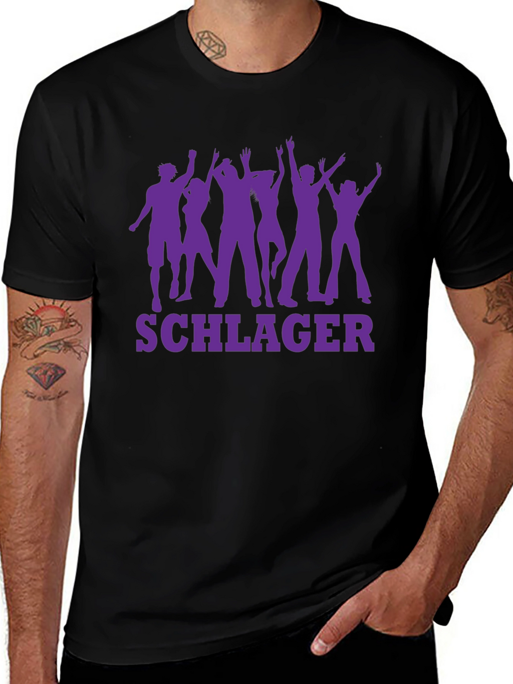 Schlager Party T-Shirt - Retro Music Tee