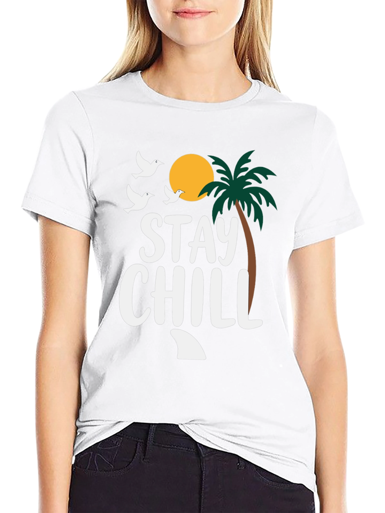 Stay Chill T-Shirt - Relaxed Beach Vibes
