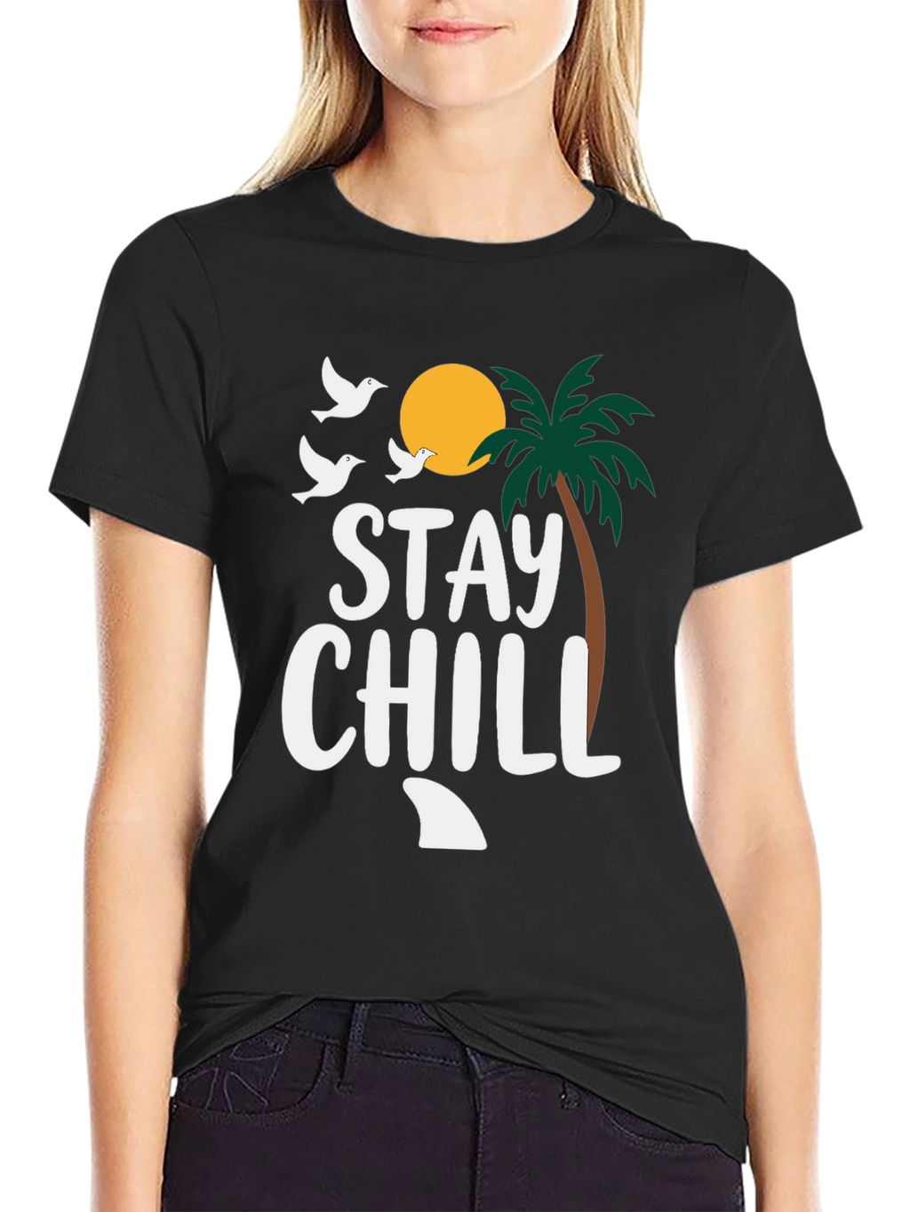 Stay Chill T-Shirt - Relaxed Beach Vibes