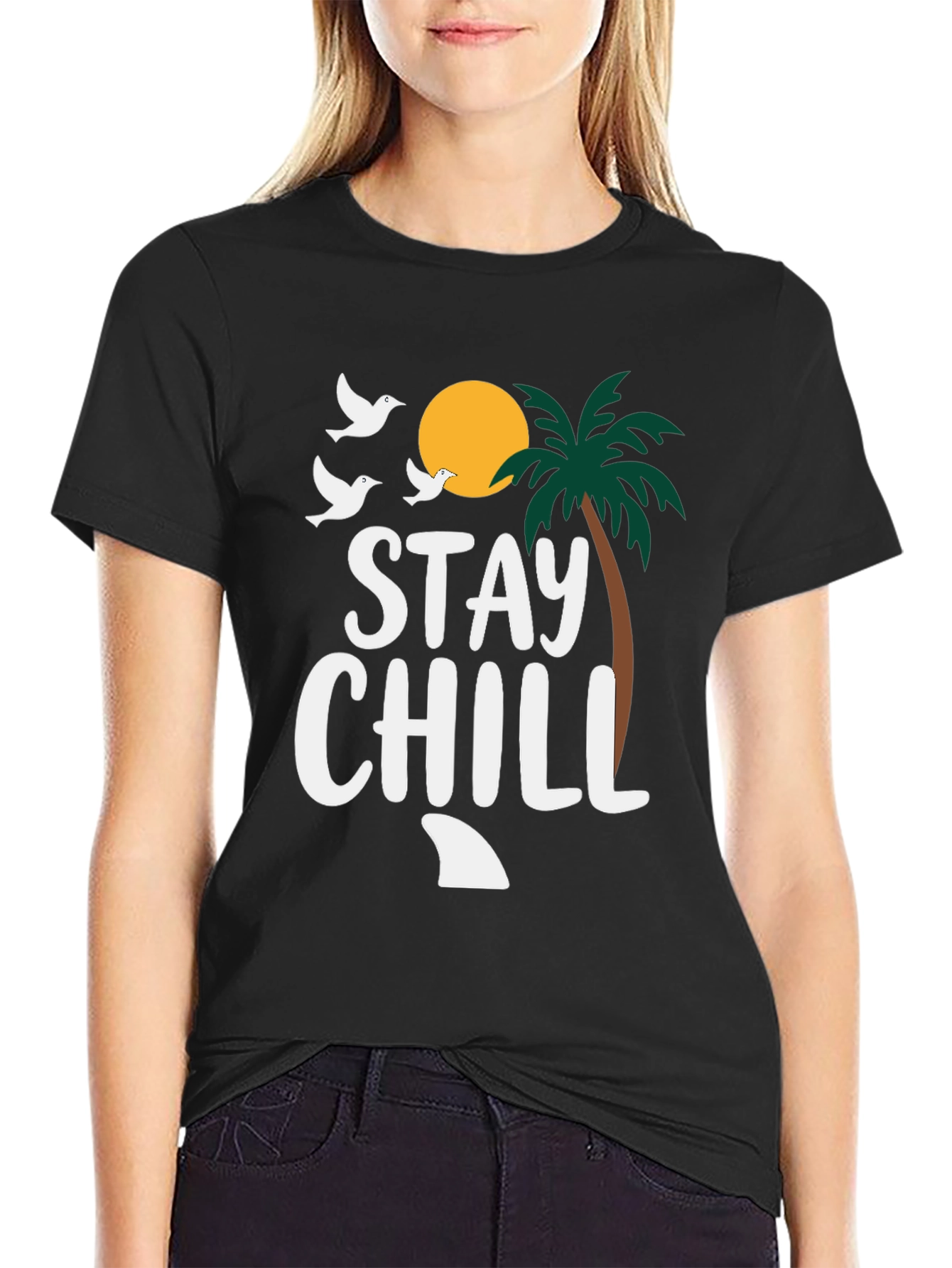 Stay Chill T-Shirt - Relaxed Beach Vibes
