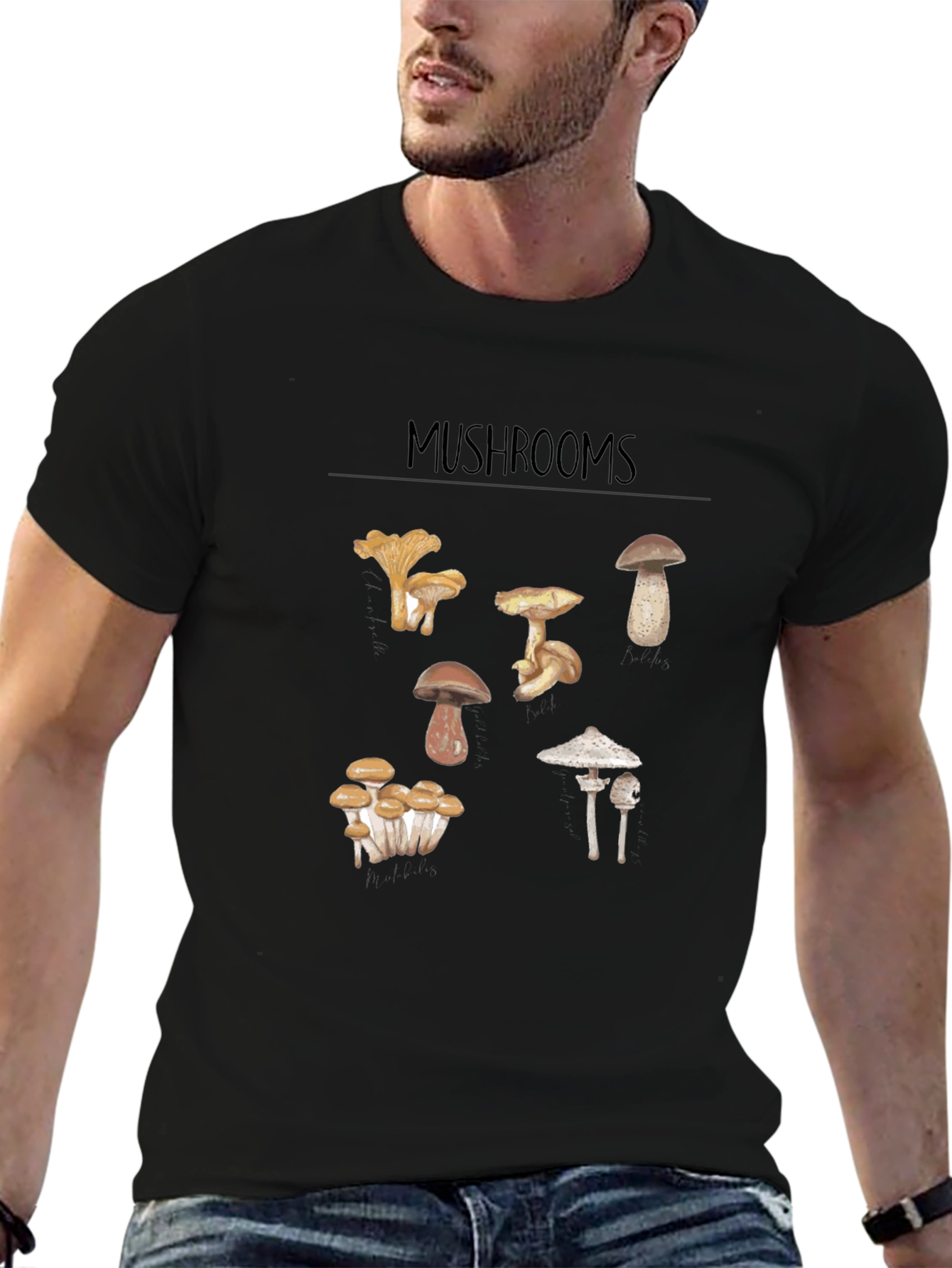Mushroom T-Shirt - Nature Inspired Graphic Tee