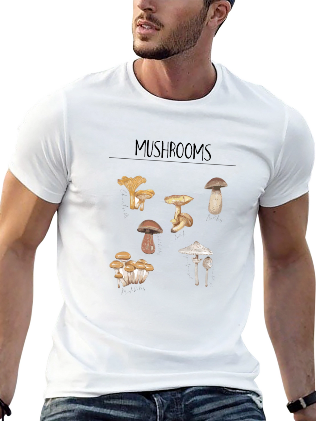 Mushroom T-Shirt - Nature Inspired Graphic Tee