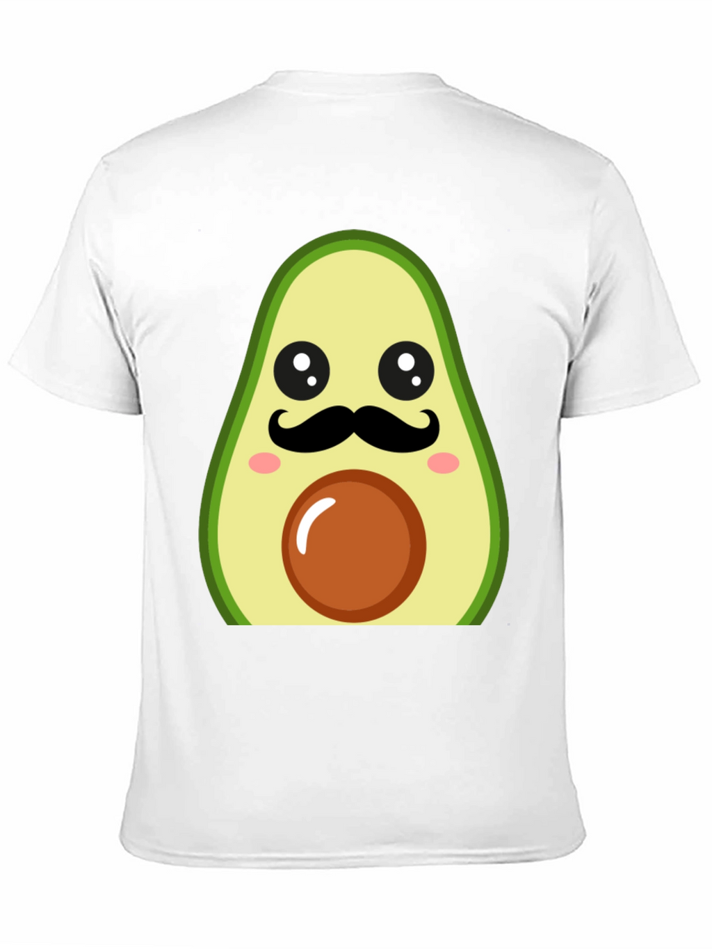 Funny Avocado Mustache T-Shirt