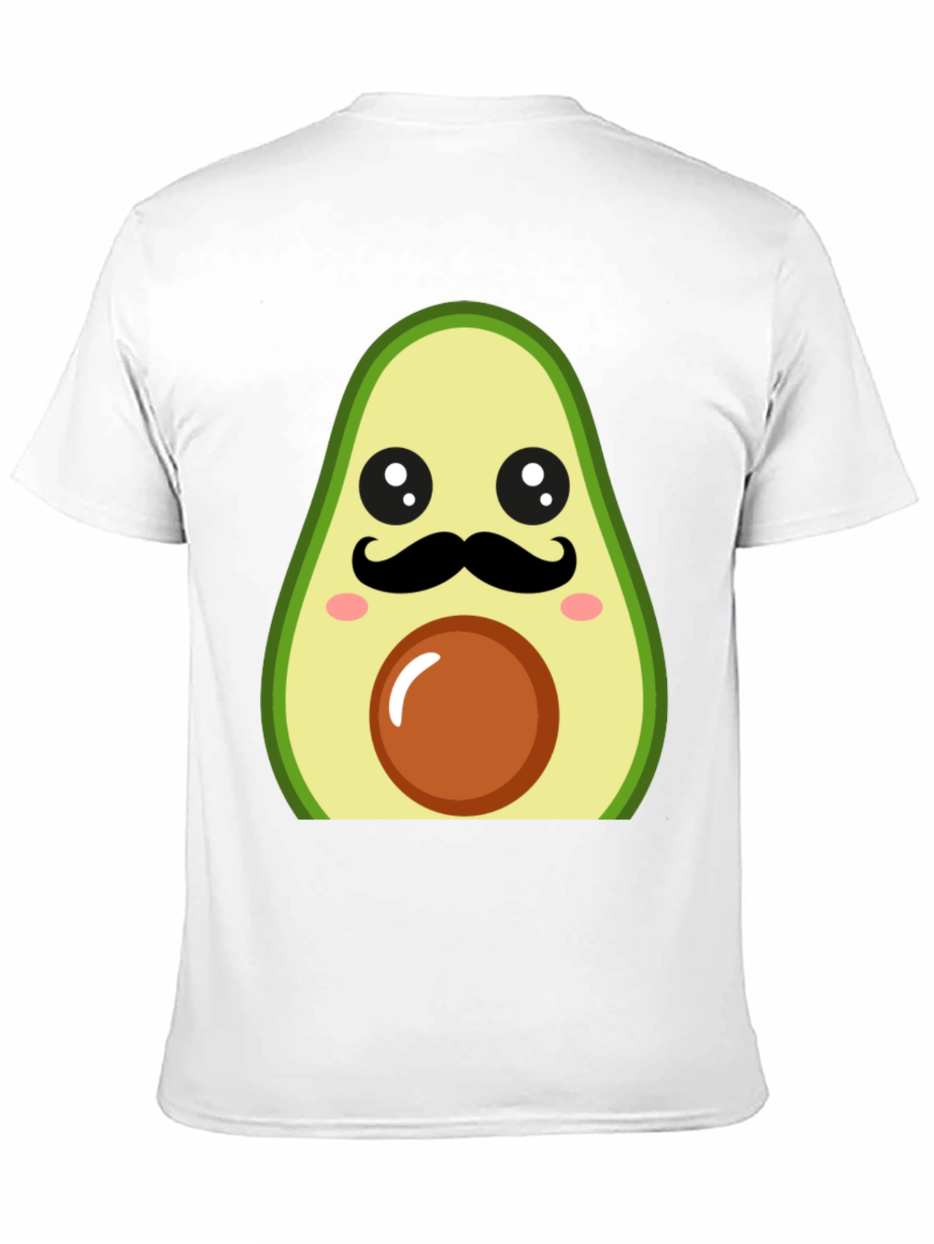 Funny Avocado Mustache T-Shirt