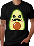 Funny Avocado Mustache T-Shirt
