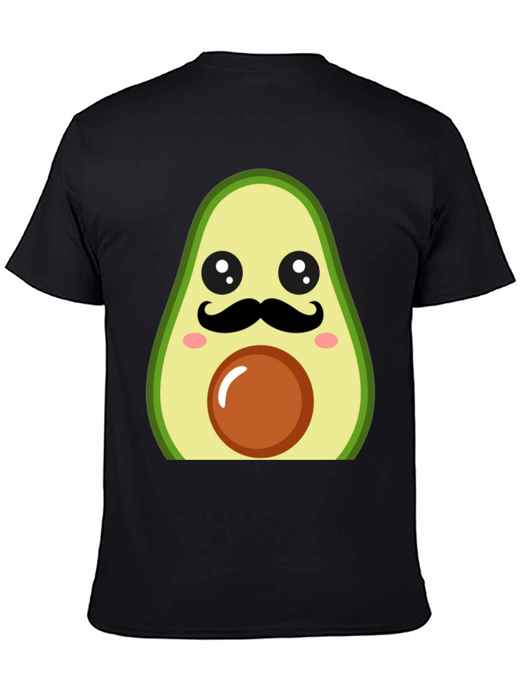 Funny Avocado Mustache T-Shirt
