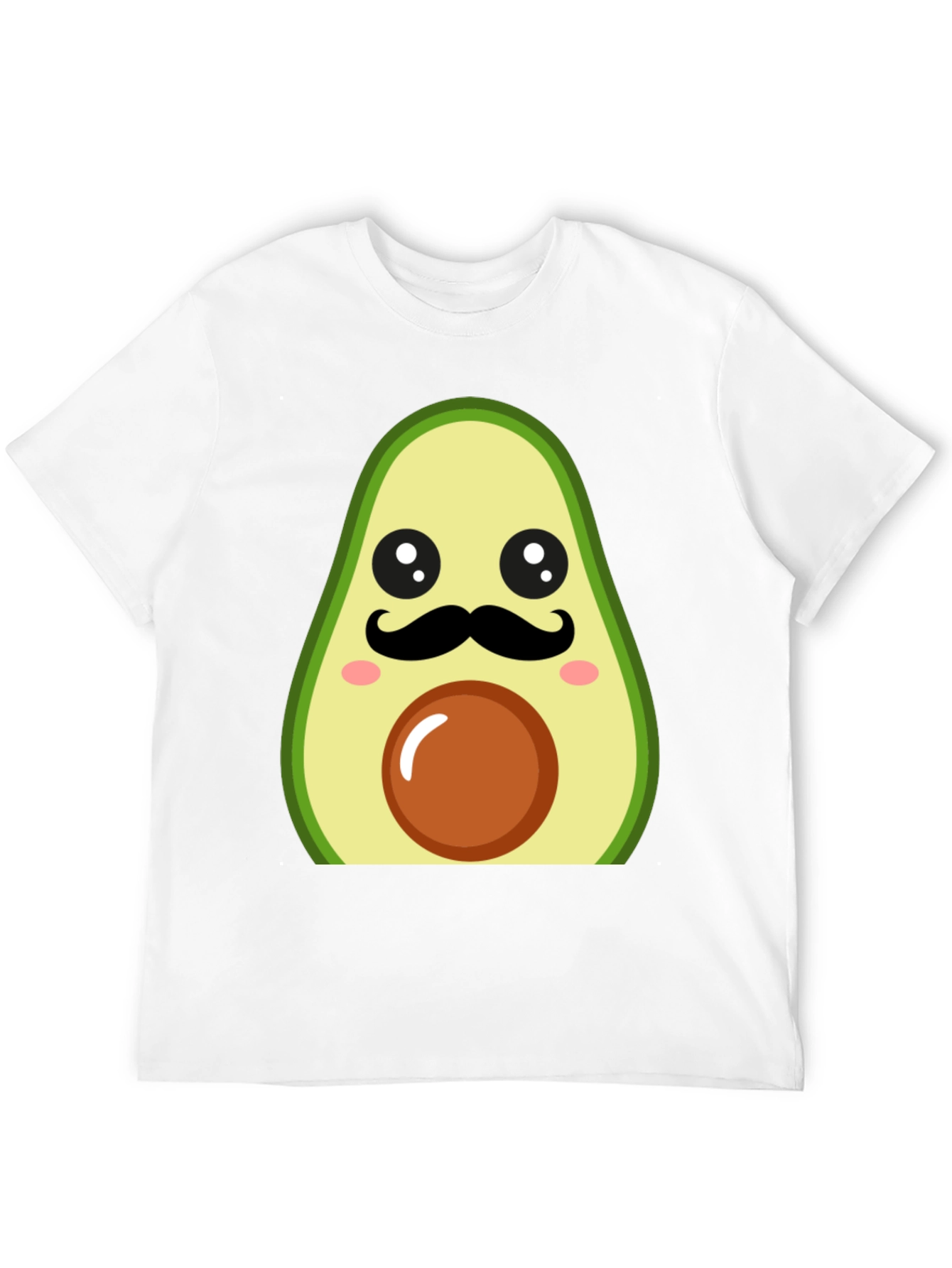 Funny Avocado Mustache T-Shirt