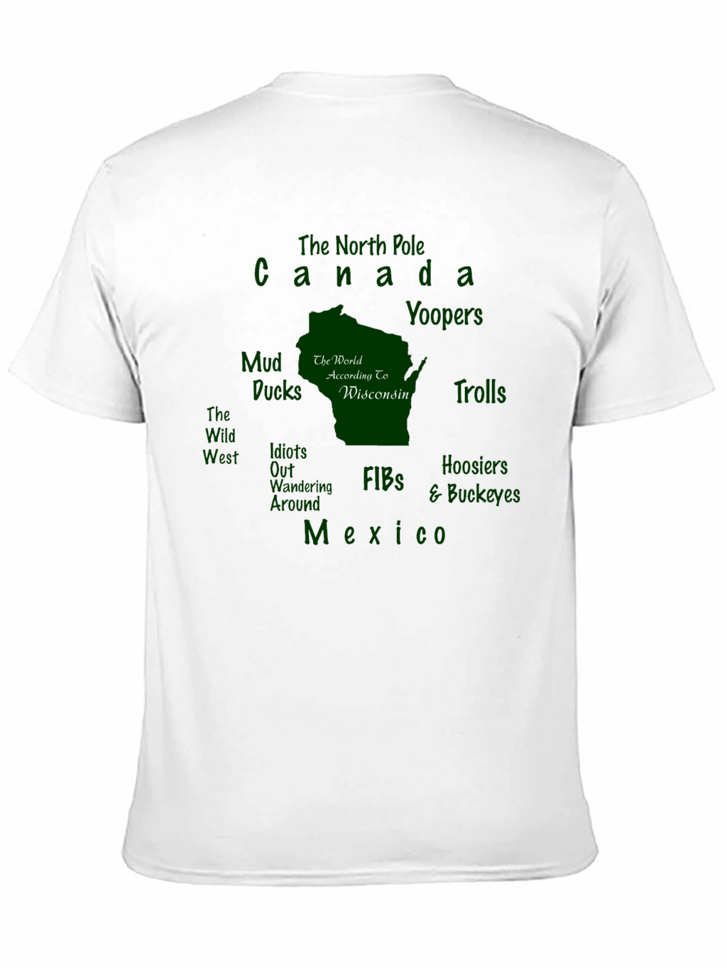 Wisconsin Map T-Shirt