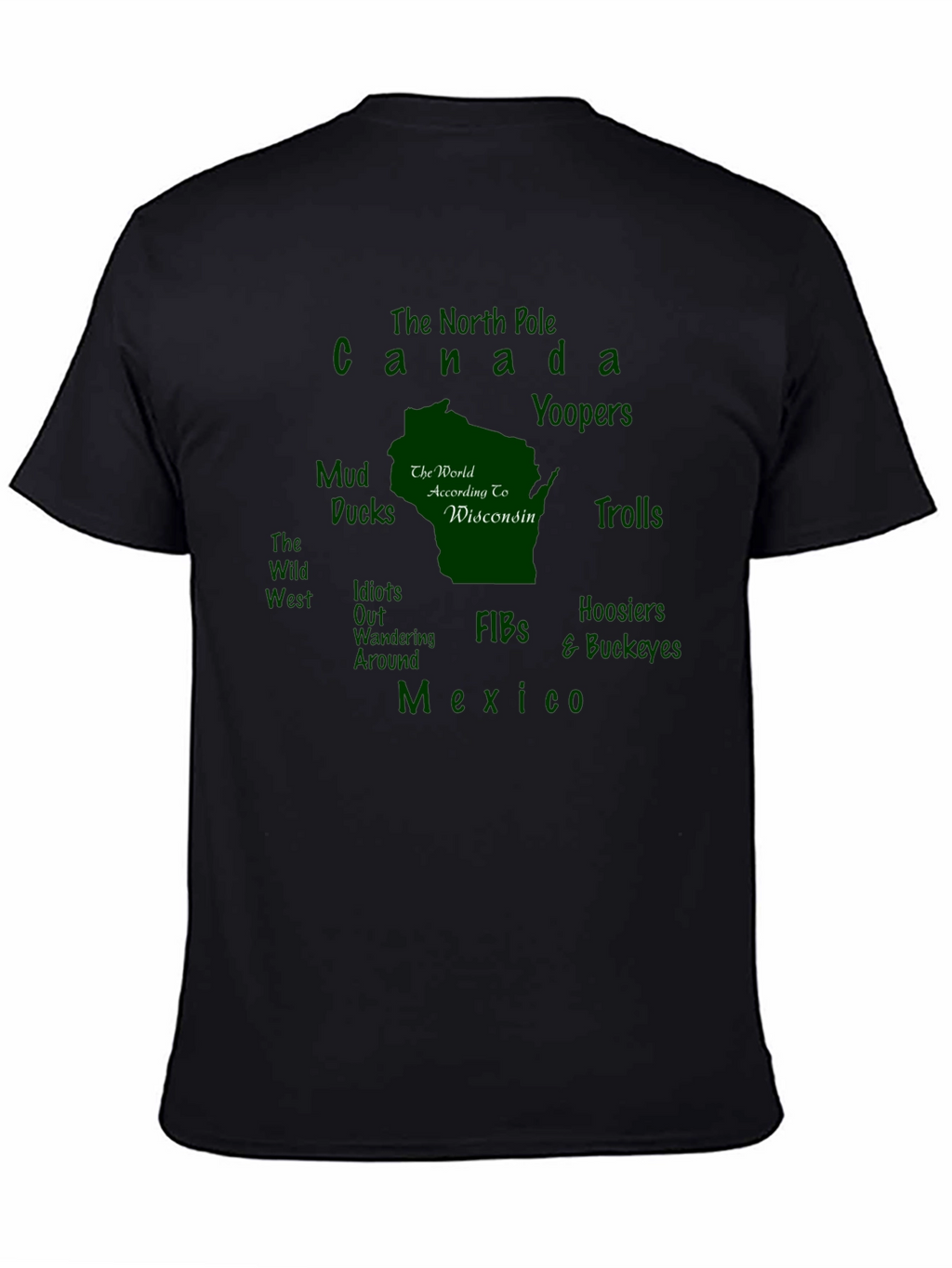 Wisconsin Map T-Shirt