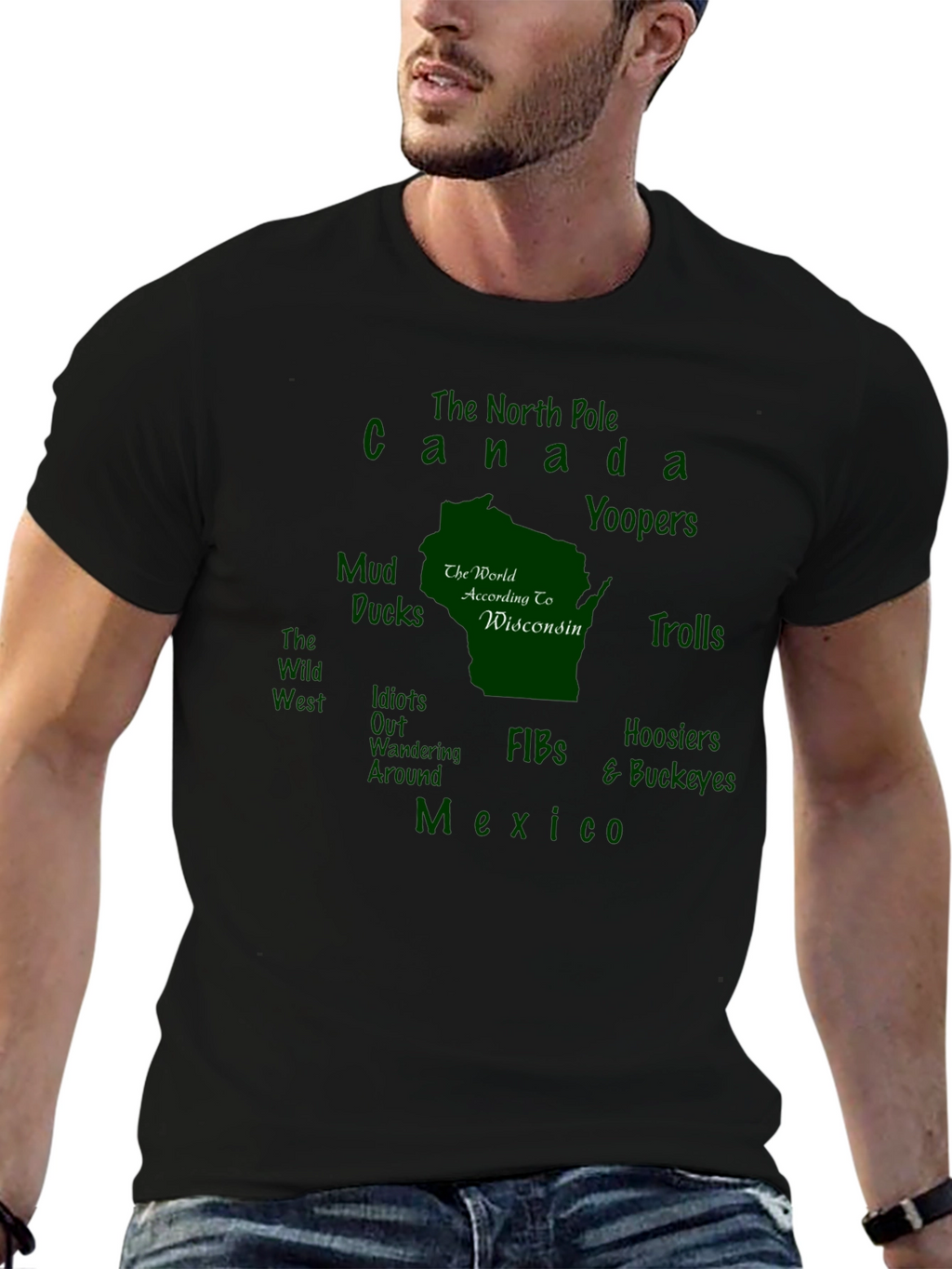 Wisconsin Map T-Shirt